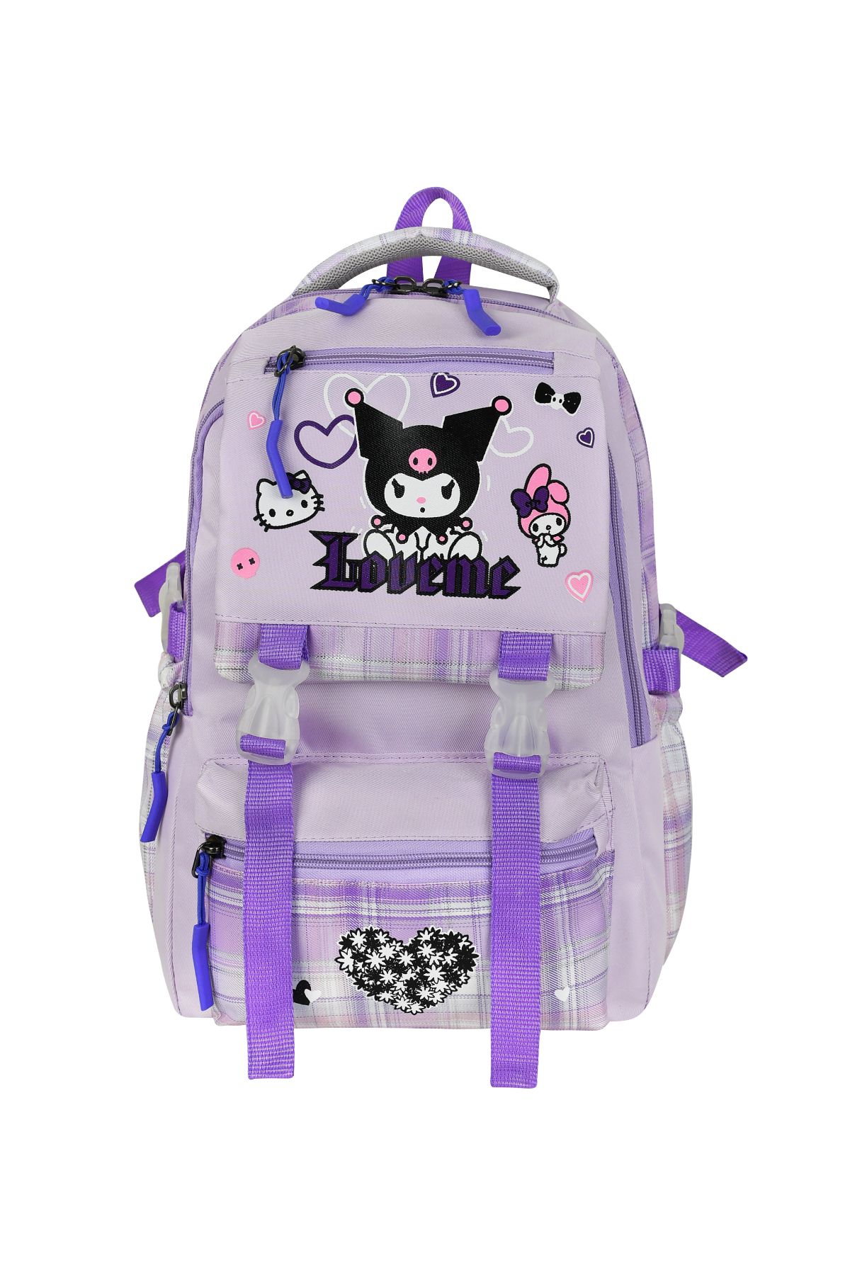 SADDLEBAG Loveme Ortapetik İlkokul Sırt Çantası Beslenbeli, Kalemlikli 3'Lü Takım