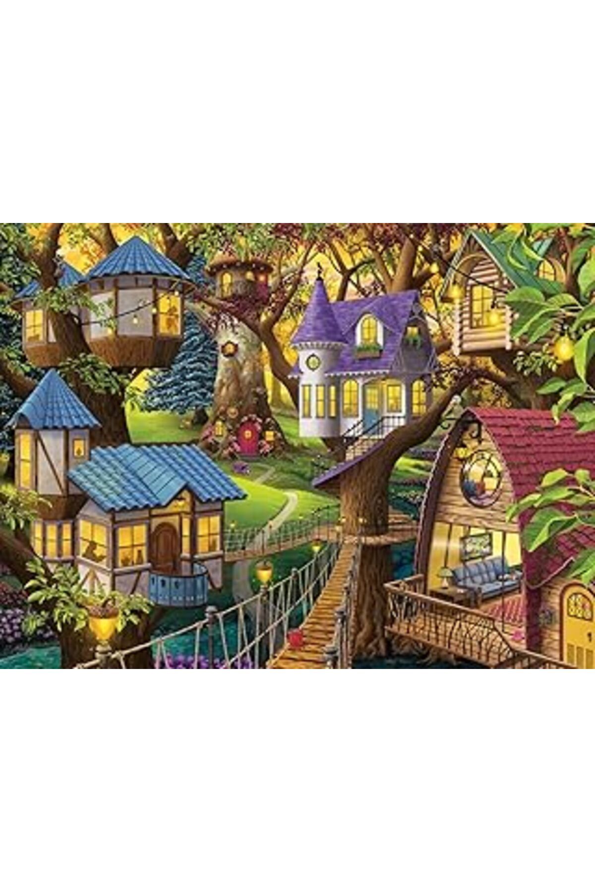 karadağsb Ravensburger 1500P Puz Ağaçlarda Alacakaranlık Yapboz