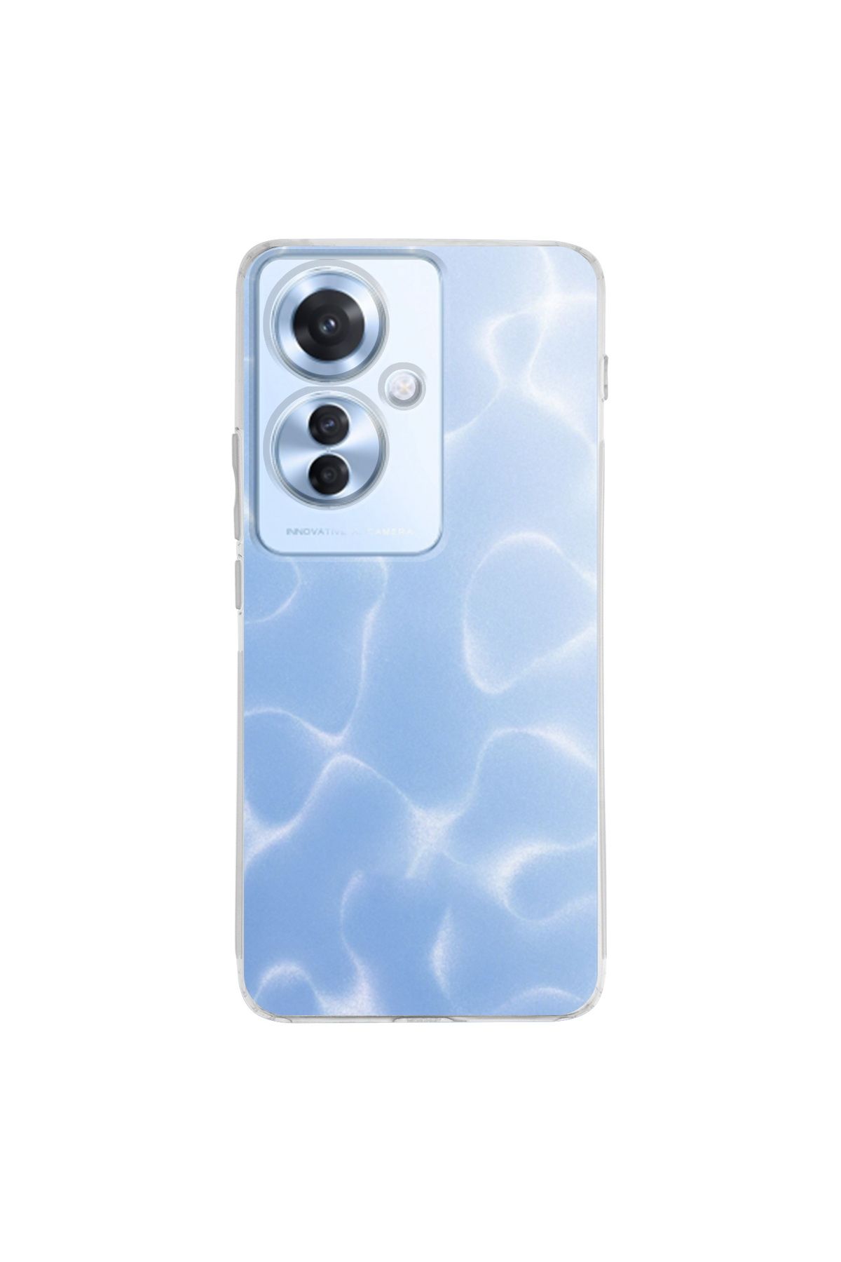 CaseArt Oppo Reno 11F ile Uyumlu Kapak Kamera Korumalı Süper Silikon Şeffaf Kılıf