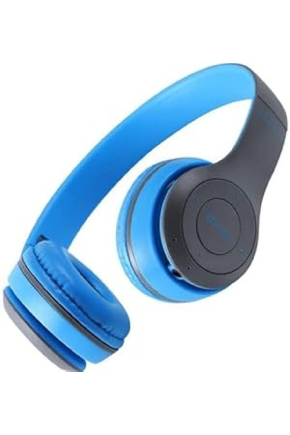 Pazarcan Heartz Kablosuz Katlanabilir Kulak Üstü Mavi Solo Kulaklik Wireless