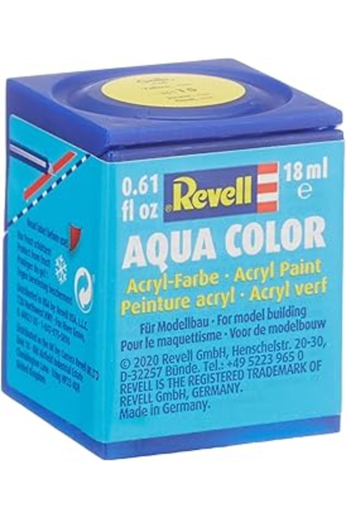 Mu Art Revell - Su Bazlı Maket Boyası Sarı Mat 18 Ml (36115)