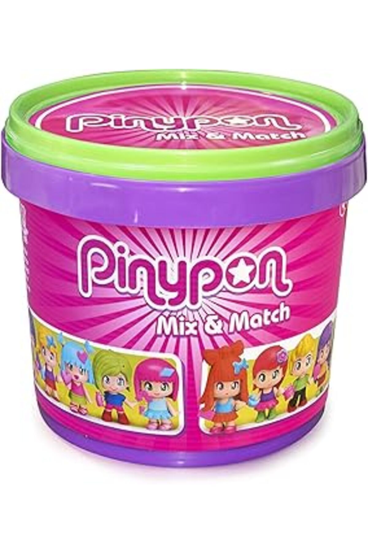 NETWORK ART Pinypon Karıştır Ve Eşleştir Küpü 10 Kız Figürü 4 Yaşından Büyükler Için (Famosa 700015656)