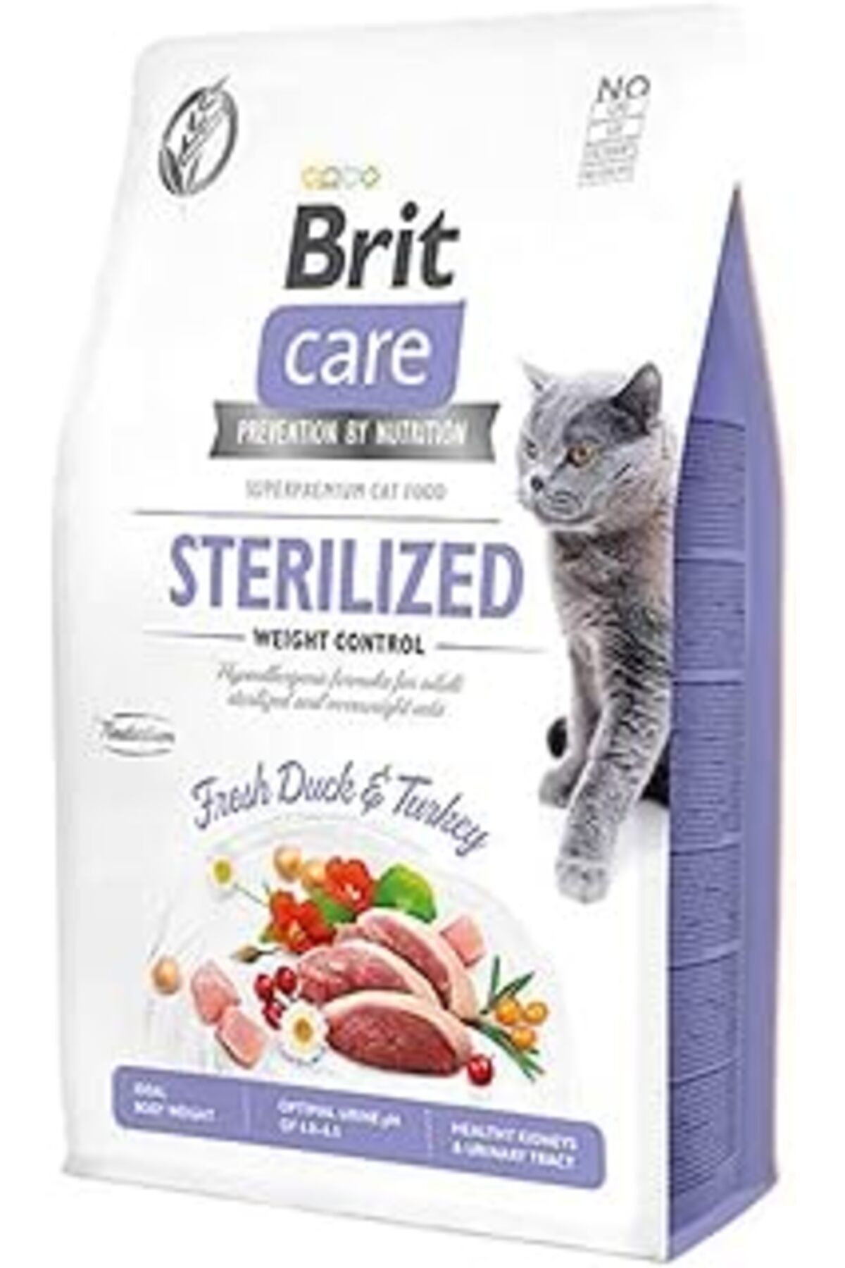 karadağsb Brit Care Weight Control, İhtiyacı Olan Kısırlaştırılmış Kediler İçin, Tahılsız, Hipo