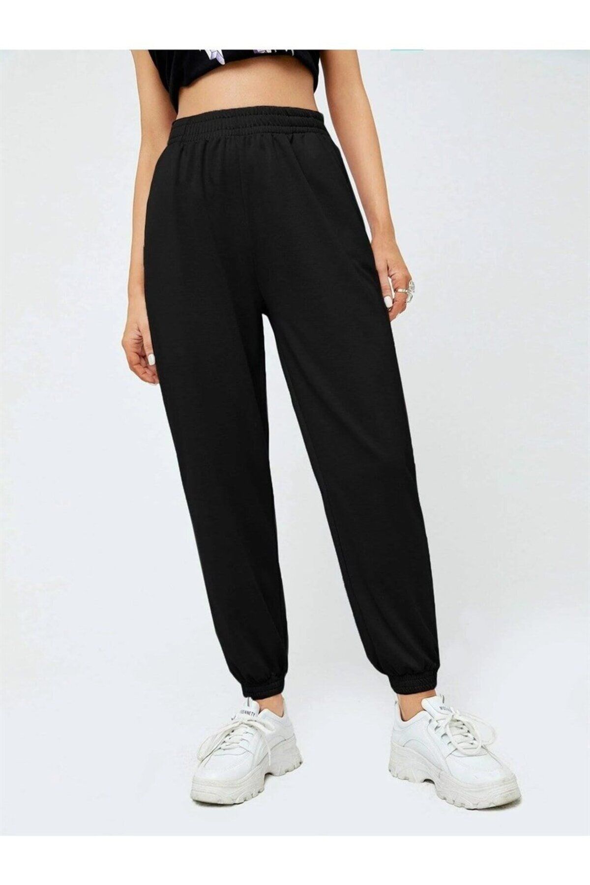 LC Waikiki Yeni Sezon Beli Lastikli Kadin Jogger Esofman Alti - Yazlık