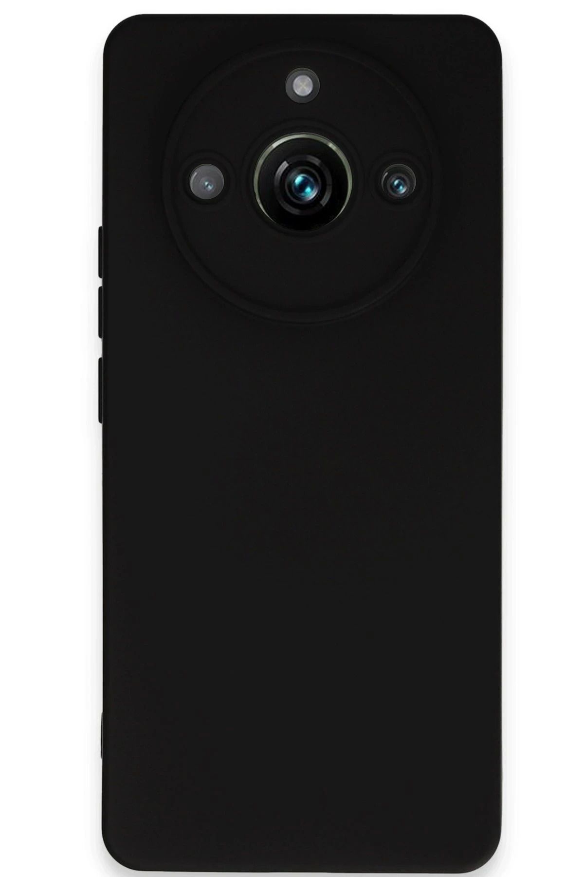 NewFace Realme 11 Pro Kılıf Nano içi Kadife Silikon - Siyah JOJUA