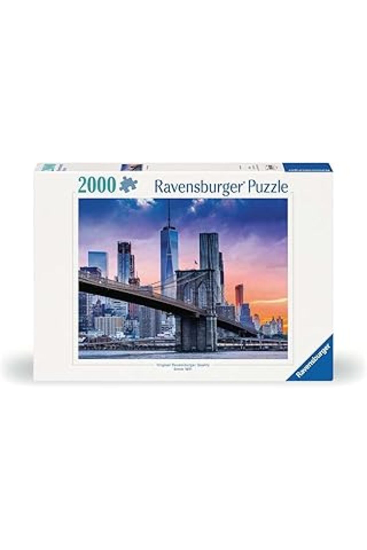 Mu Art Ravensburger 160112 2000 Parça Puz Brooklyn, Çok Renkli