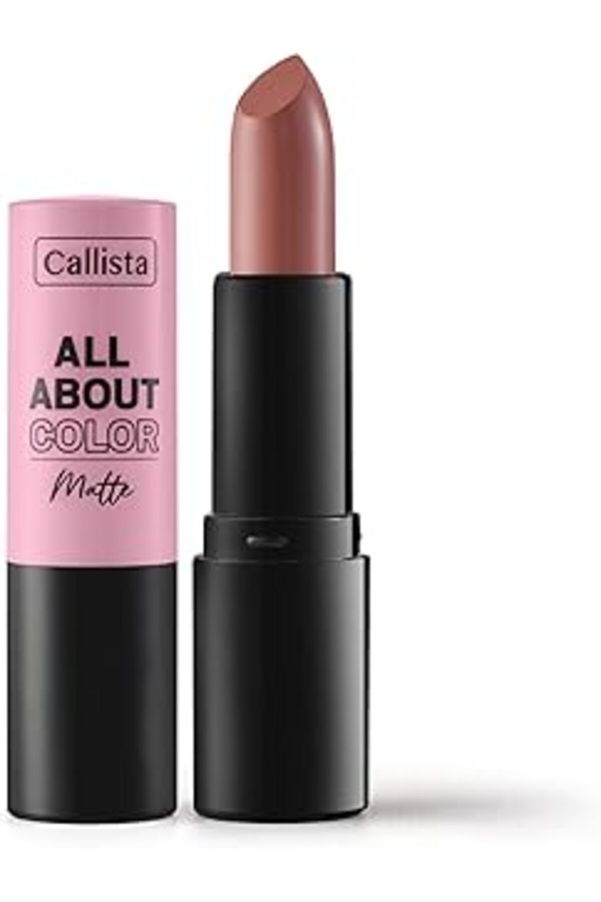 karadağsb Callista All About Color Matte Lipstick Mat Görünümlü Ruj 507 Kiss Me More - Nude