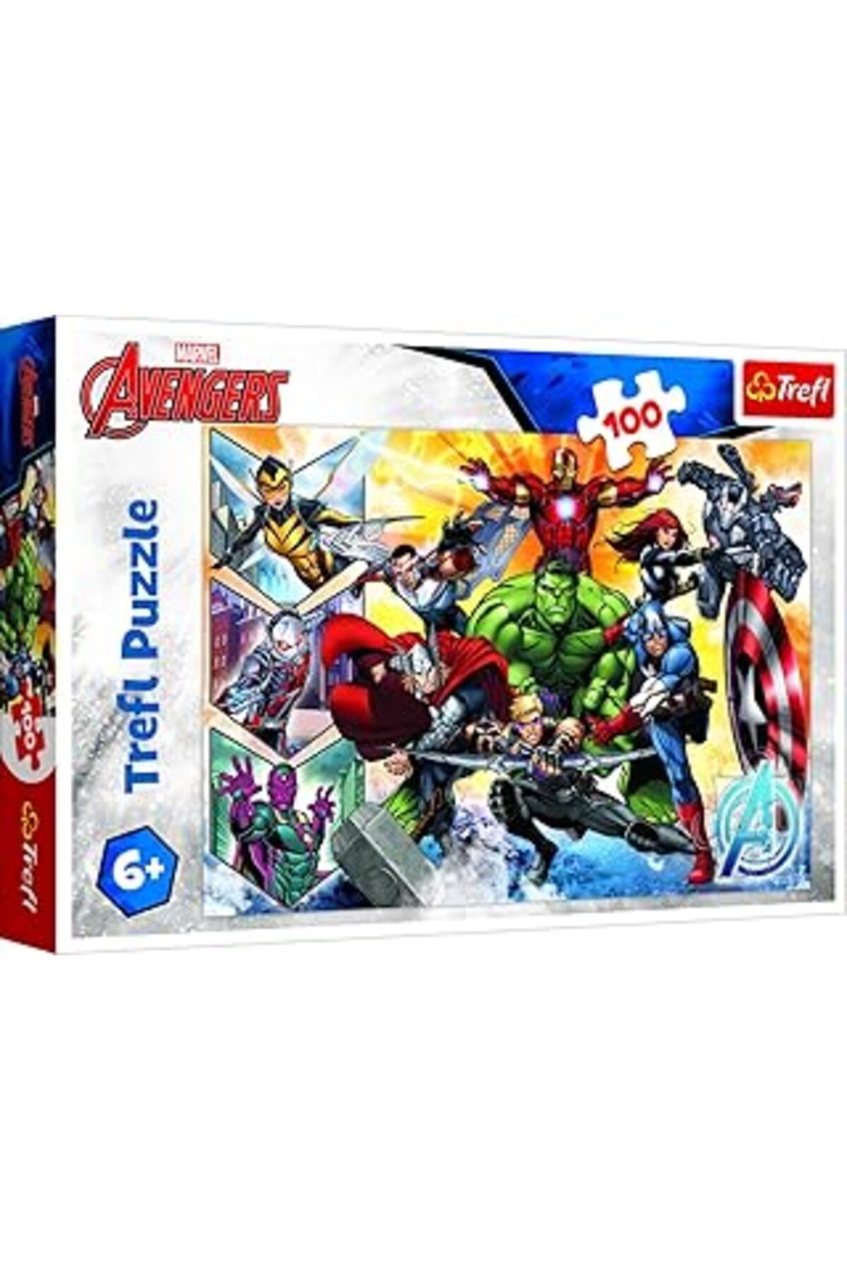 karadağsb Trefl 16431 100 Parça Kraft 5+ Yaş Çocuklar Yapboz, Disney Marvel Yenilmezler