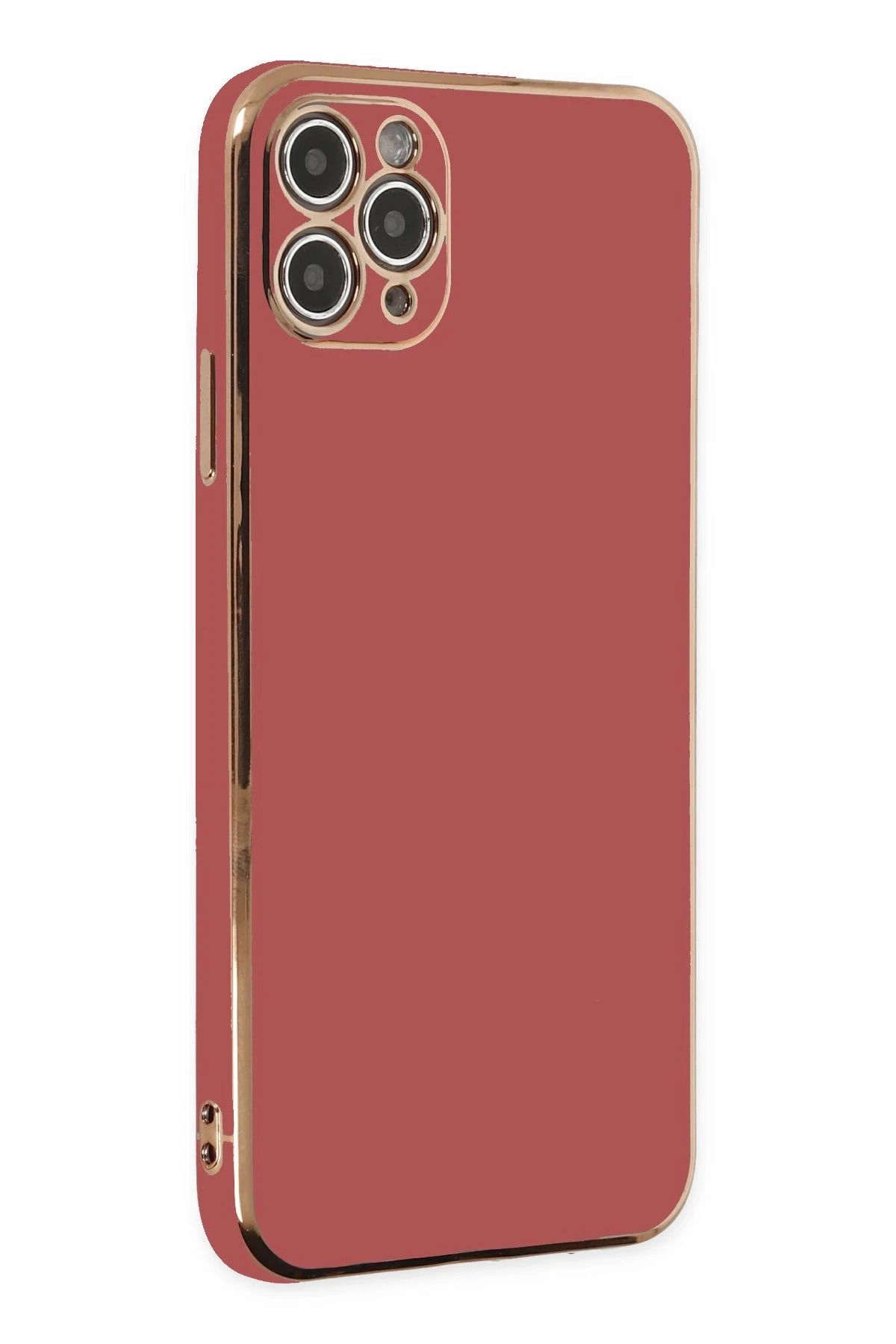 NewFace iPhone 11 Pro Max Kılıf Volet Silikon - Kırmızı JOJUA