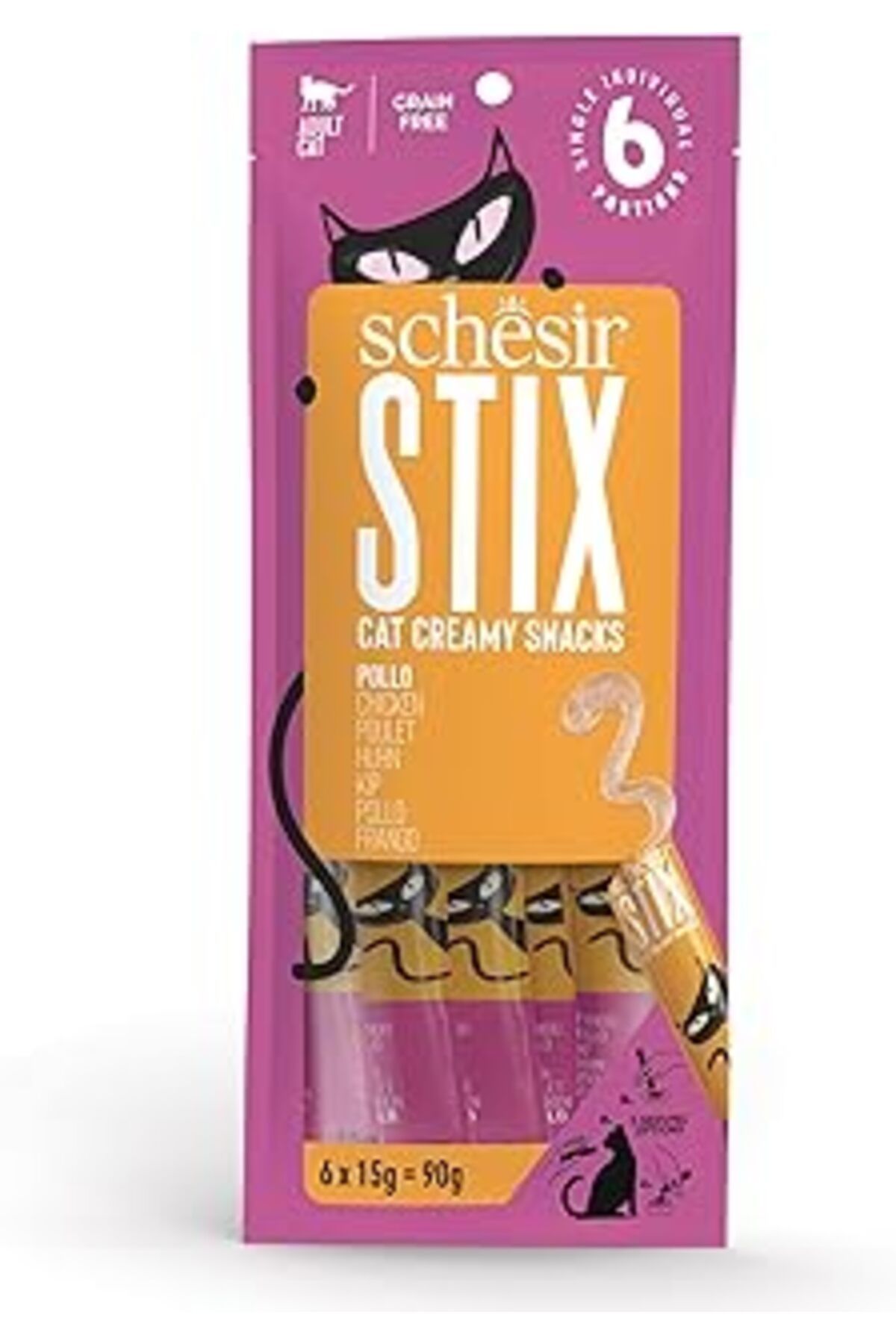 karadağsb Schesir Stix Tavuklu Krem Ödül Maması 6X15G