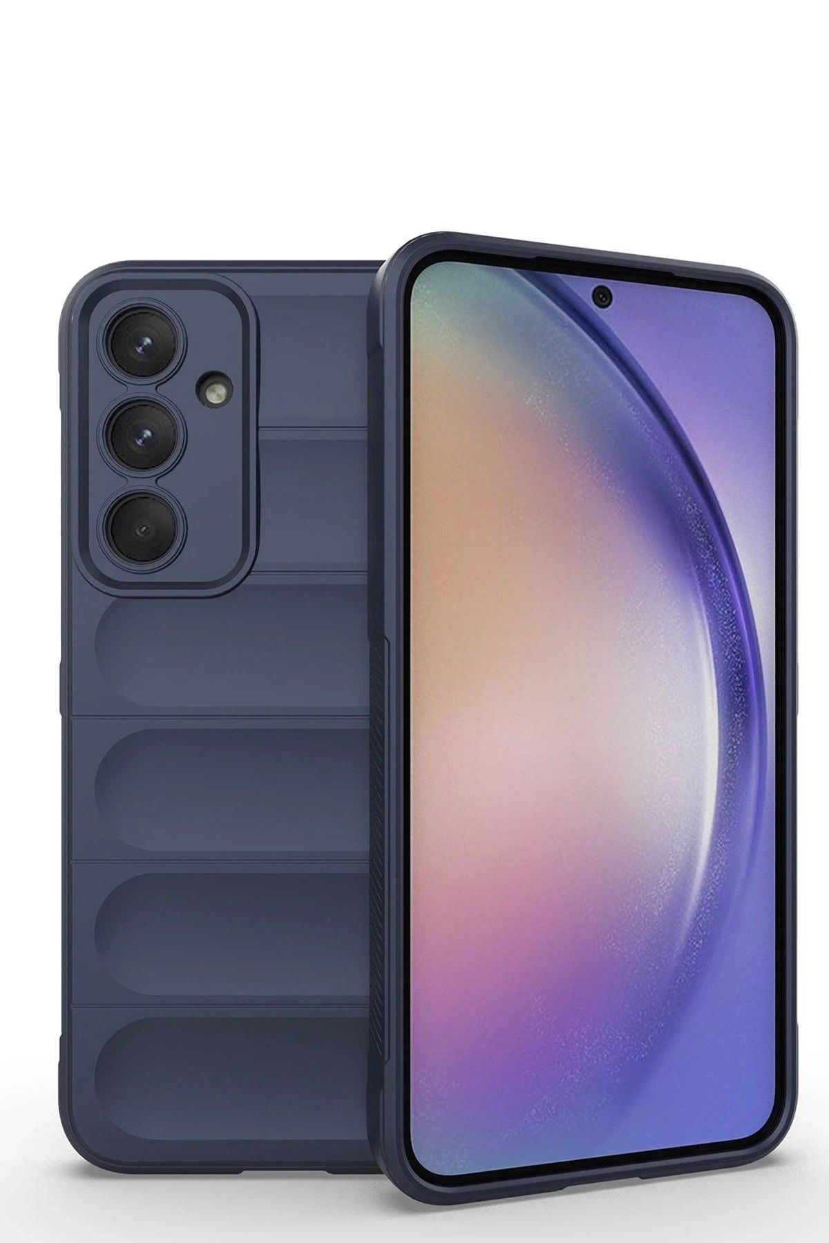 NewFace Samsung Galaxy M14 5G Kılıf Optimum Silikon - Lacivert JOJUA