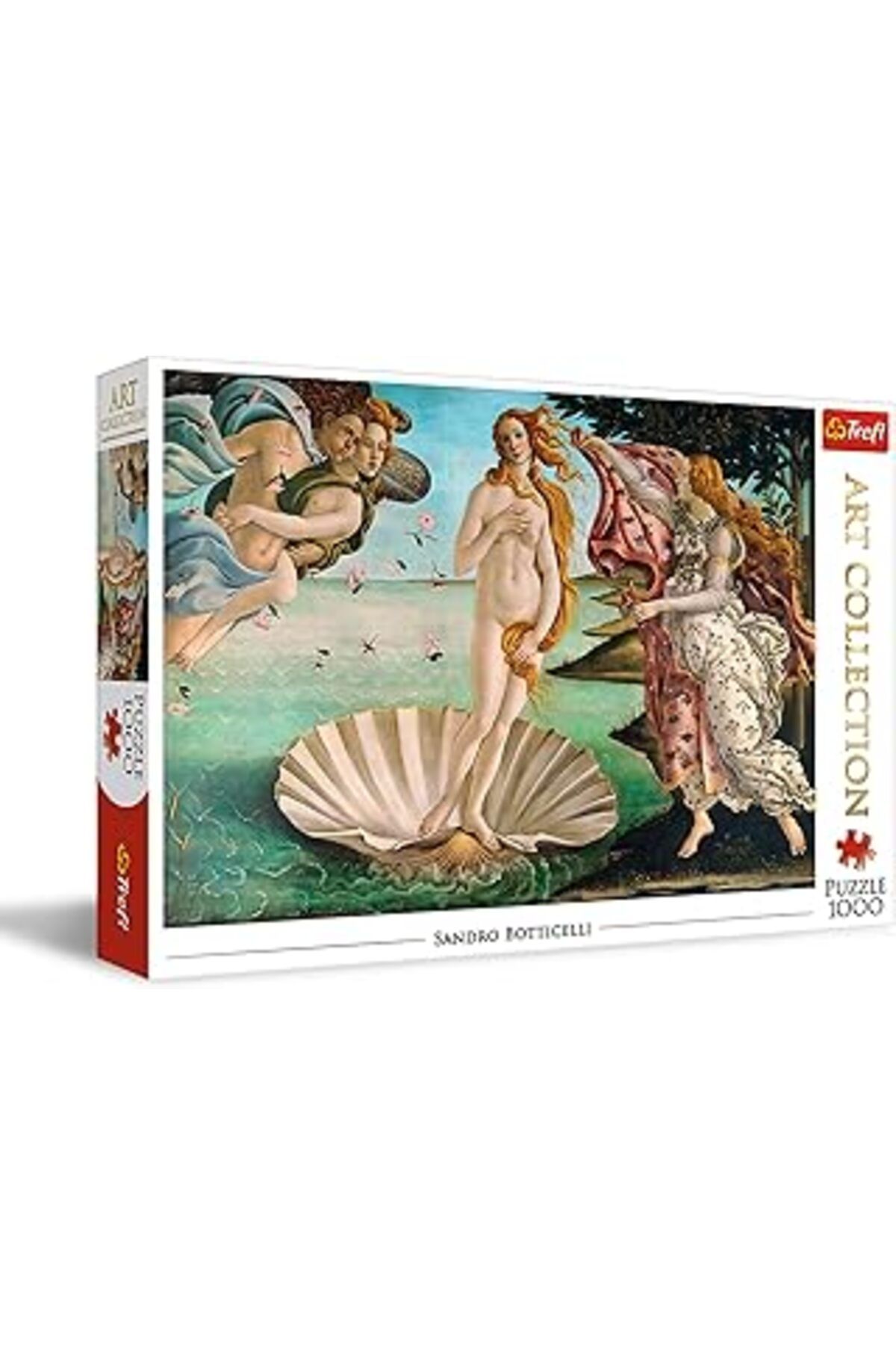 karadağsb Trefl Tr10589 Venüs'Ün Doğuşu, Sandro Botticelli 1000 Parça Sanat Koleksiyonu, Üstün Kalite, Yetişk