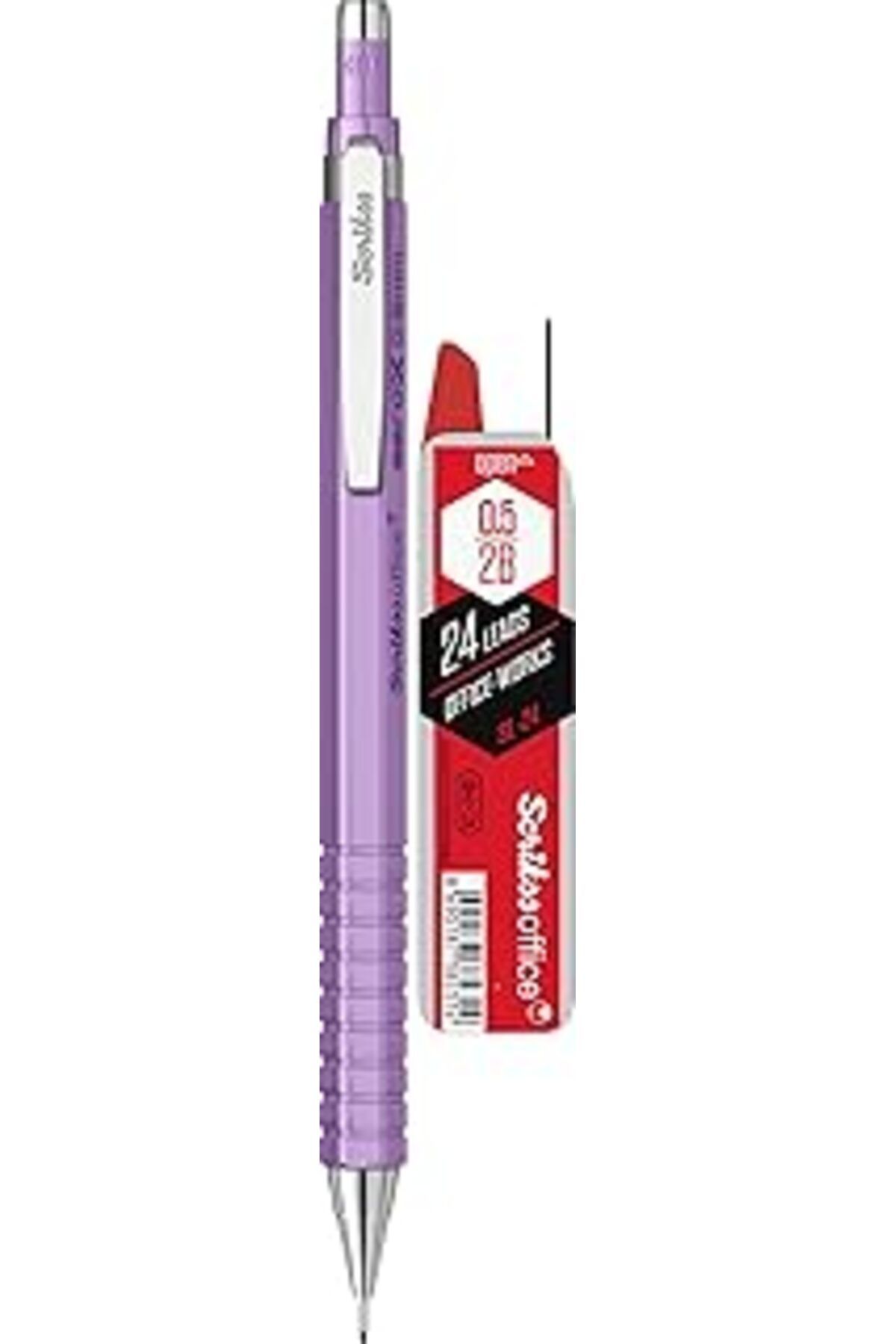 Mu Art Scrikss Office Aero-X Versatil 0.5 Mm Mor & Sl-24 Min 2B 2'Li Blister