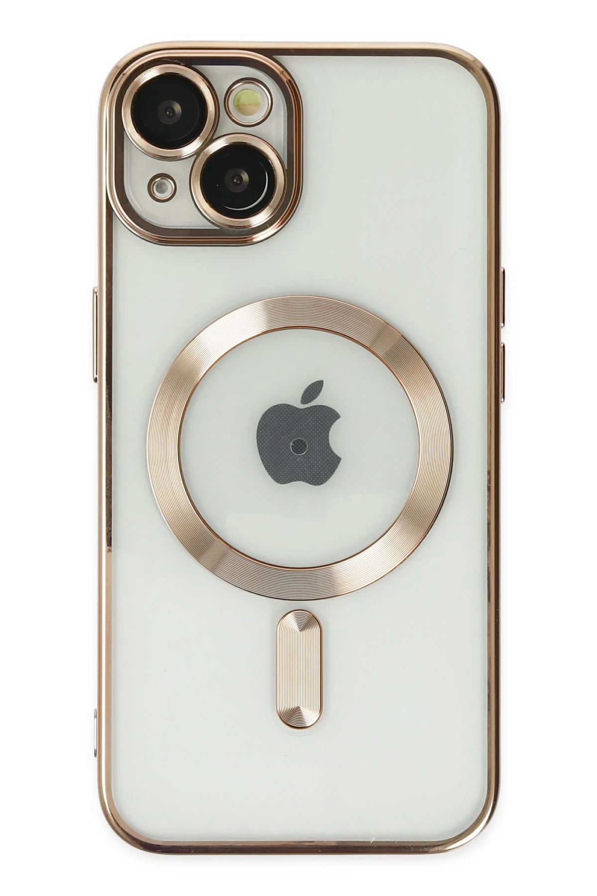 NewFace iPhone 14 Plus Kılıf Kross Magneticsafe Kapak - Gold JOJUA