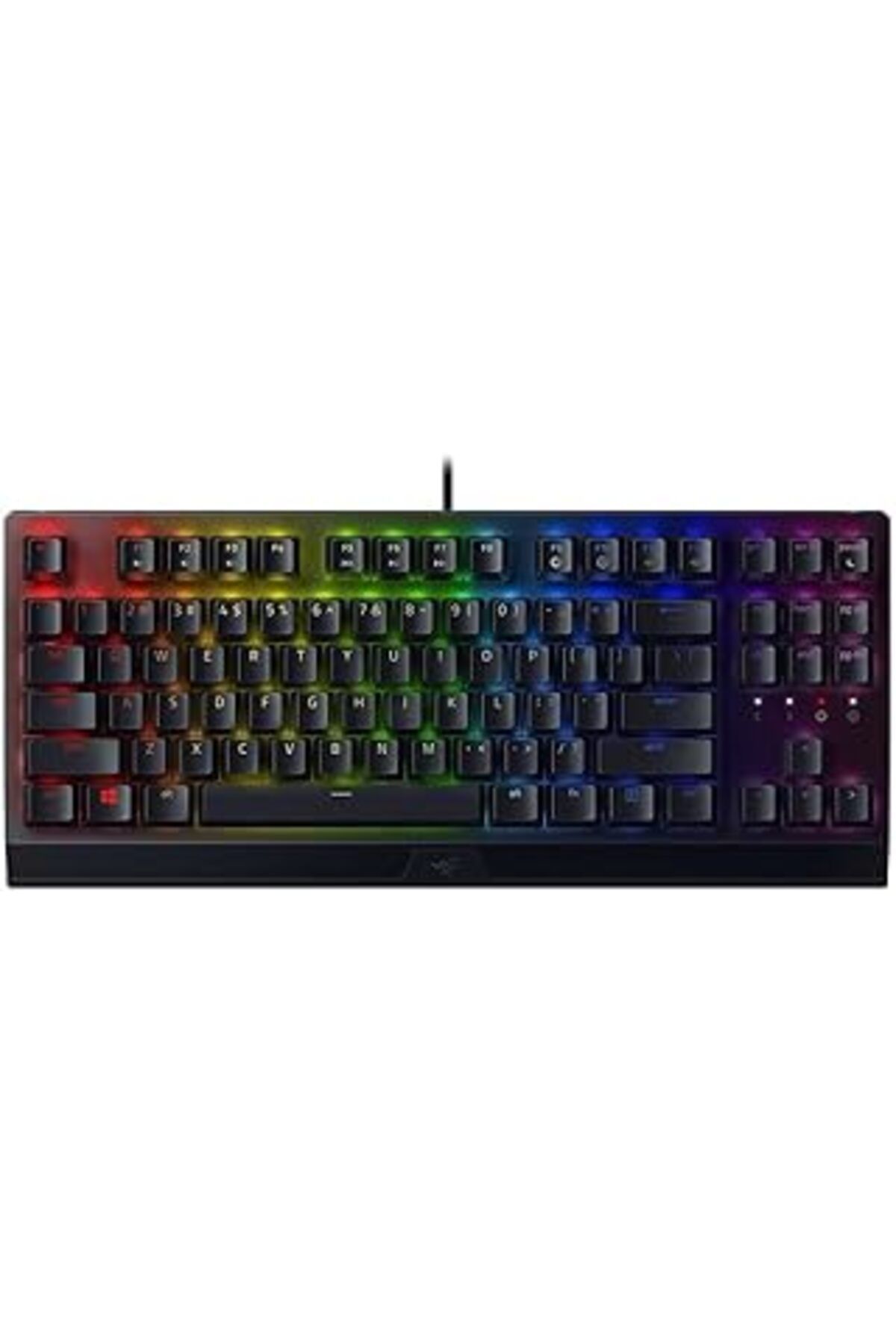 robotrend Blackwidow V3 Tenkeyless (Yeşil Anahtar) - Kompakt Mekanik Oyun Klavyesi (Tıklanabilir Mekanik Anah