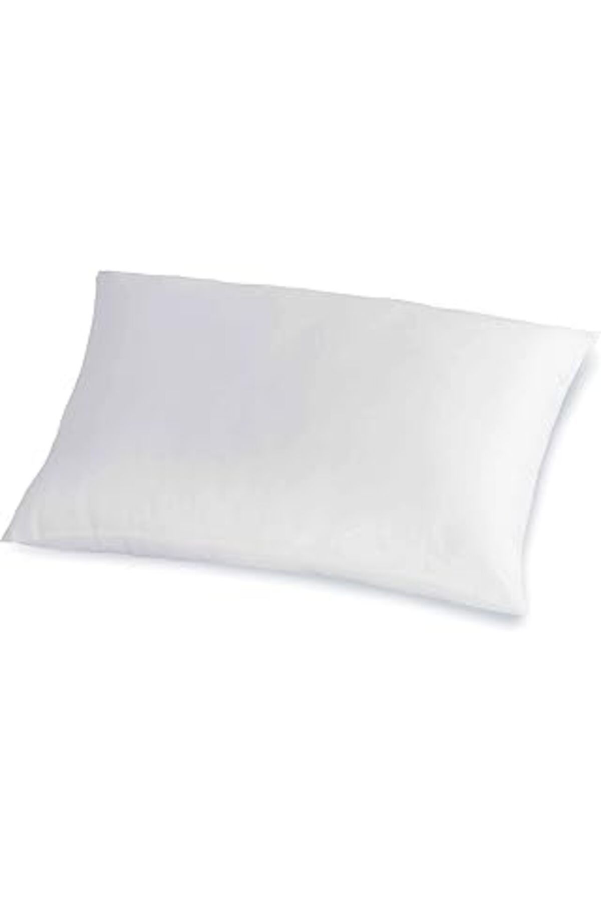 Pazarcan Taç Sonia Düz Dış Kumaş: %100 Pamuk, İç Dolgu: Elyaf Yastık, Beyaz, 2 Adet 50X70 Cm