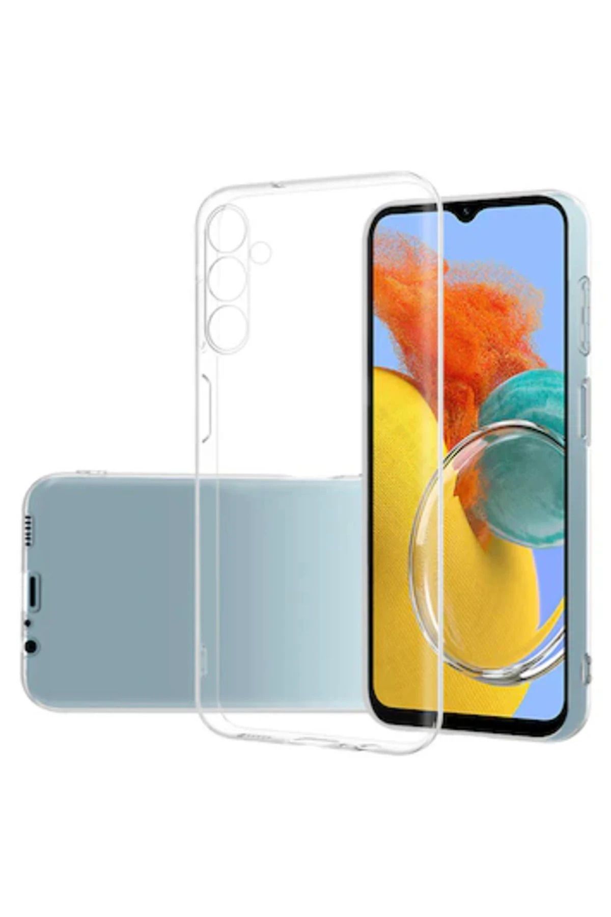 NewFace Samsung Galaxy M14 5G Kılıf Lüx Şeffaf Silikon JOJUA