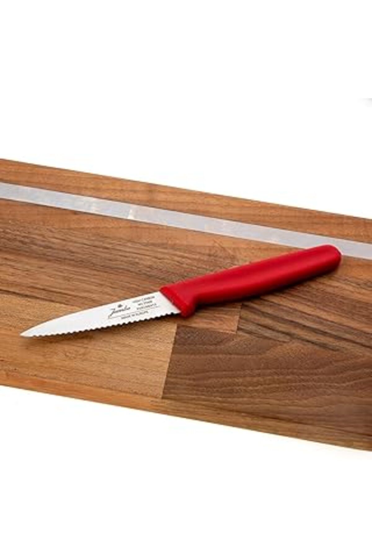 karadağsb Jumbo Practico Red Tırtıklı Soyma Bıçağı - 9Cm