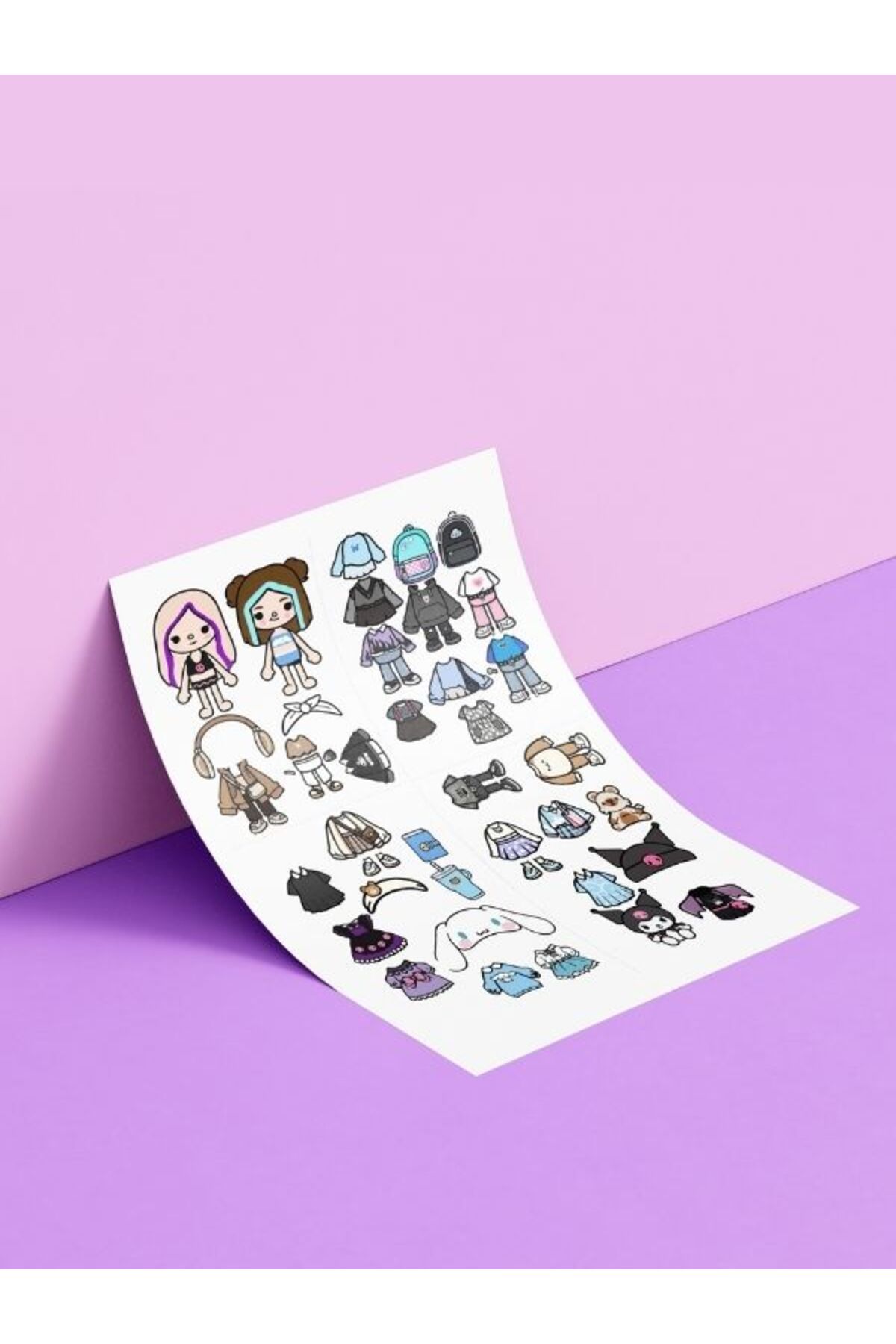 ZNC-Toca Boca Cut-And-Paste Activity Sheet (A3 Size – Colorful Print) 3