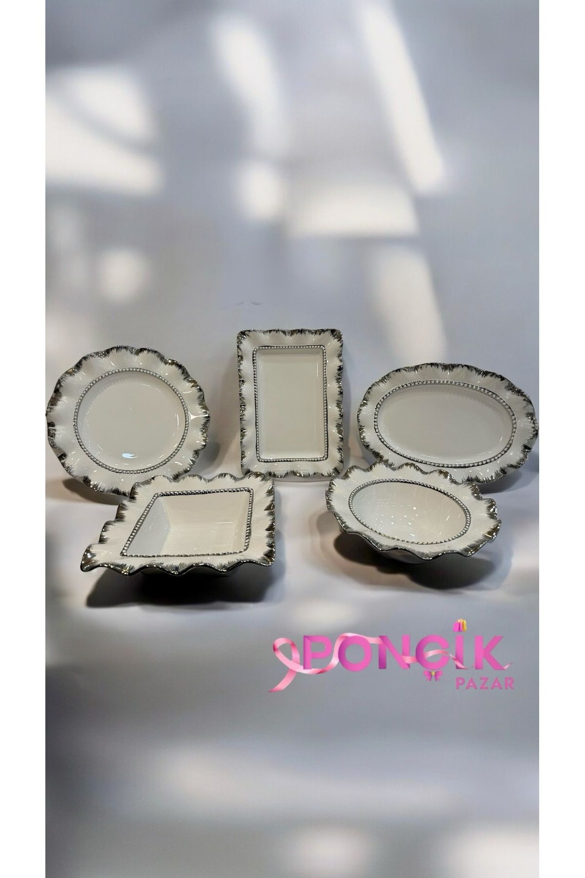 PONCİKPAZAR 5’Lİ Gold AVANGARDE SUNUM SETİ