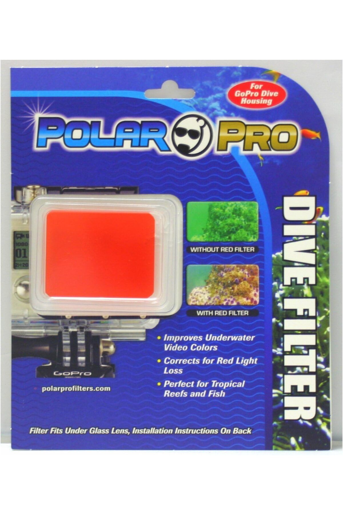 STOREMAX nffashopm Kırmızı Dive Housing 60MT Filtre storestarx 1051353