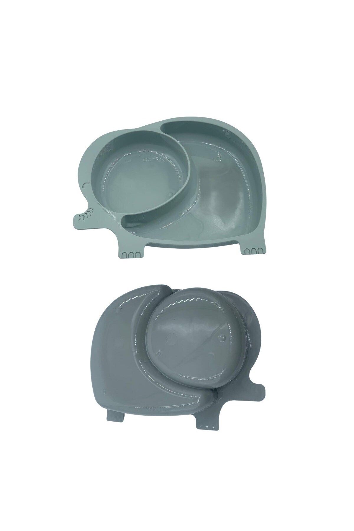 Emperium Bebek ve Çocuk için Sevimli Model Desenli Yemek Bebek Mama Kabı Bölmeli Tabak (5122)