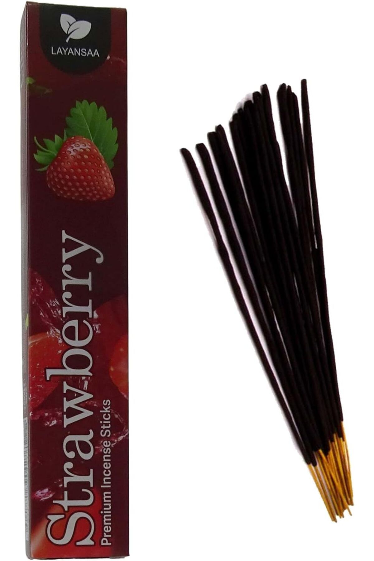 STOREMAX Strawberry (Çilek) Kokusu Özel Aroma Kokusu Agarbatti Arınma 20 Adet 1 Paket Çubuk Tü
