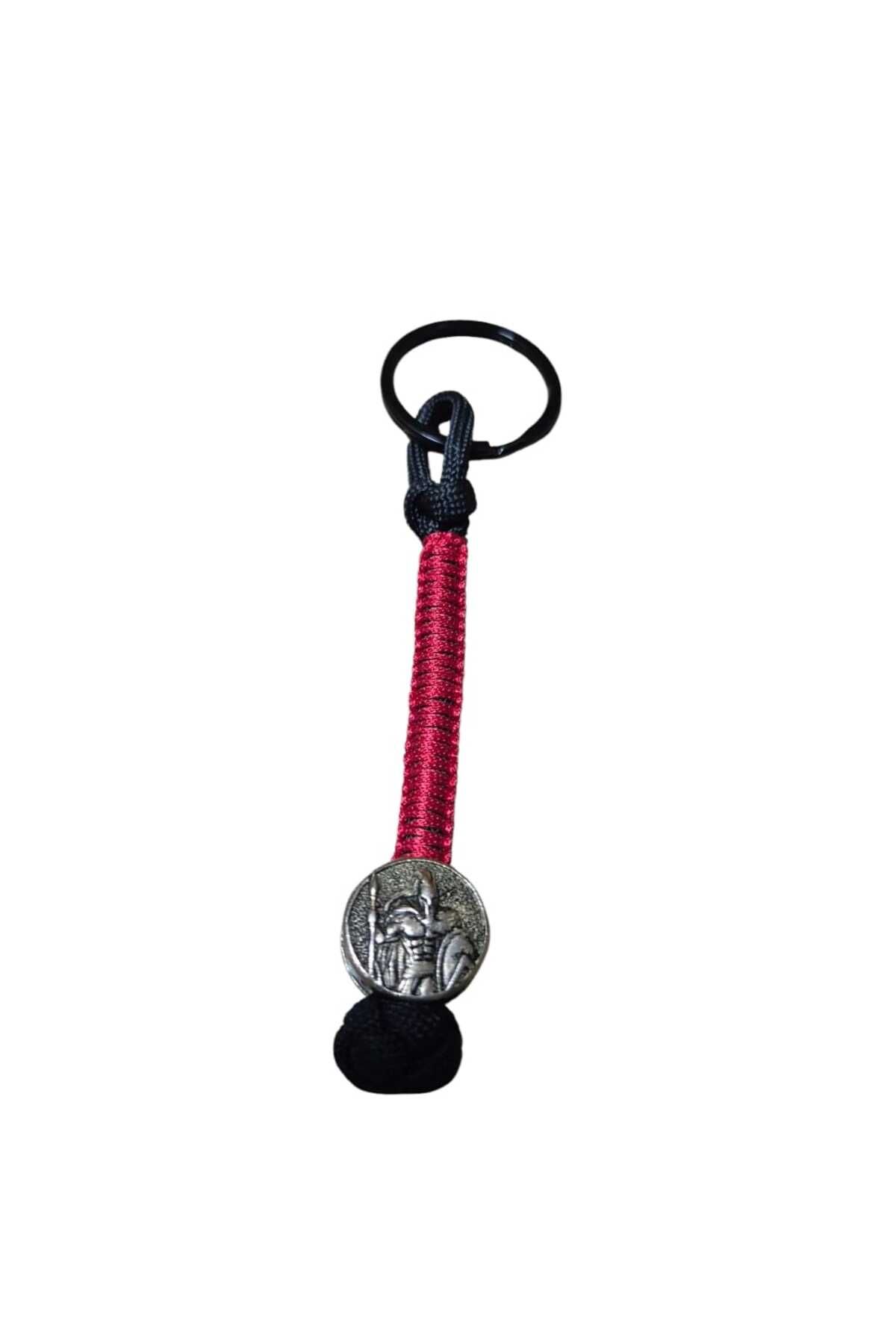 moonparacord Paracord Spartan Savaşçı Anahtarlık