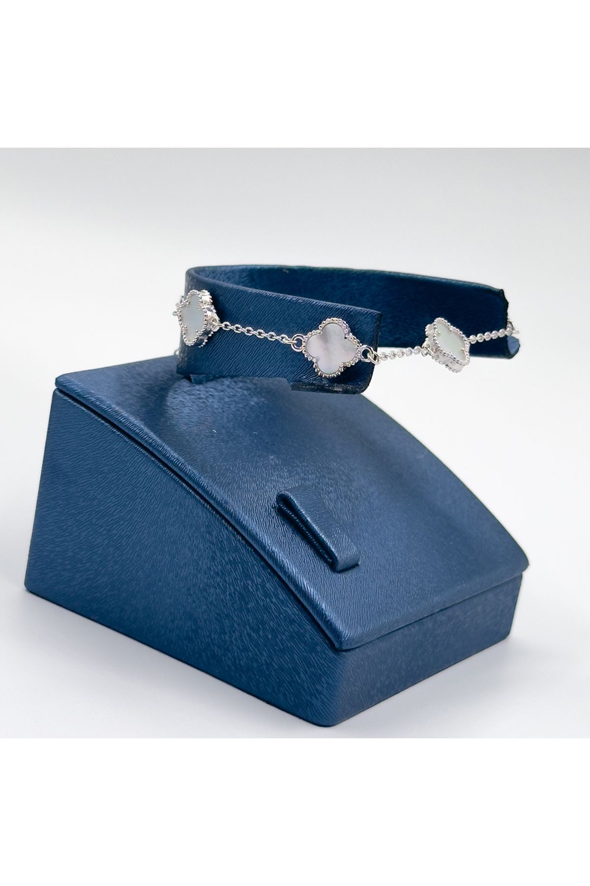 Livora Jewelry Taşlı Van Cleef Gümüş Bileklik