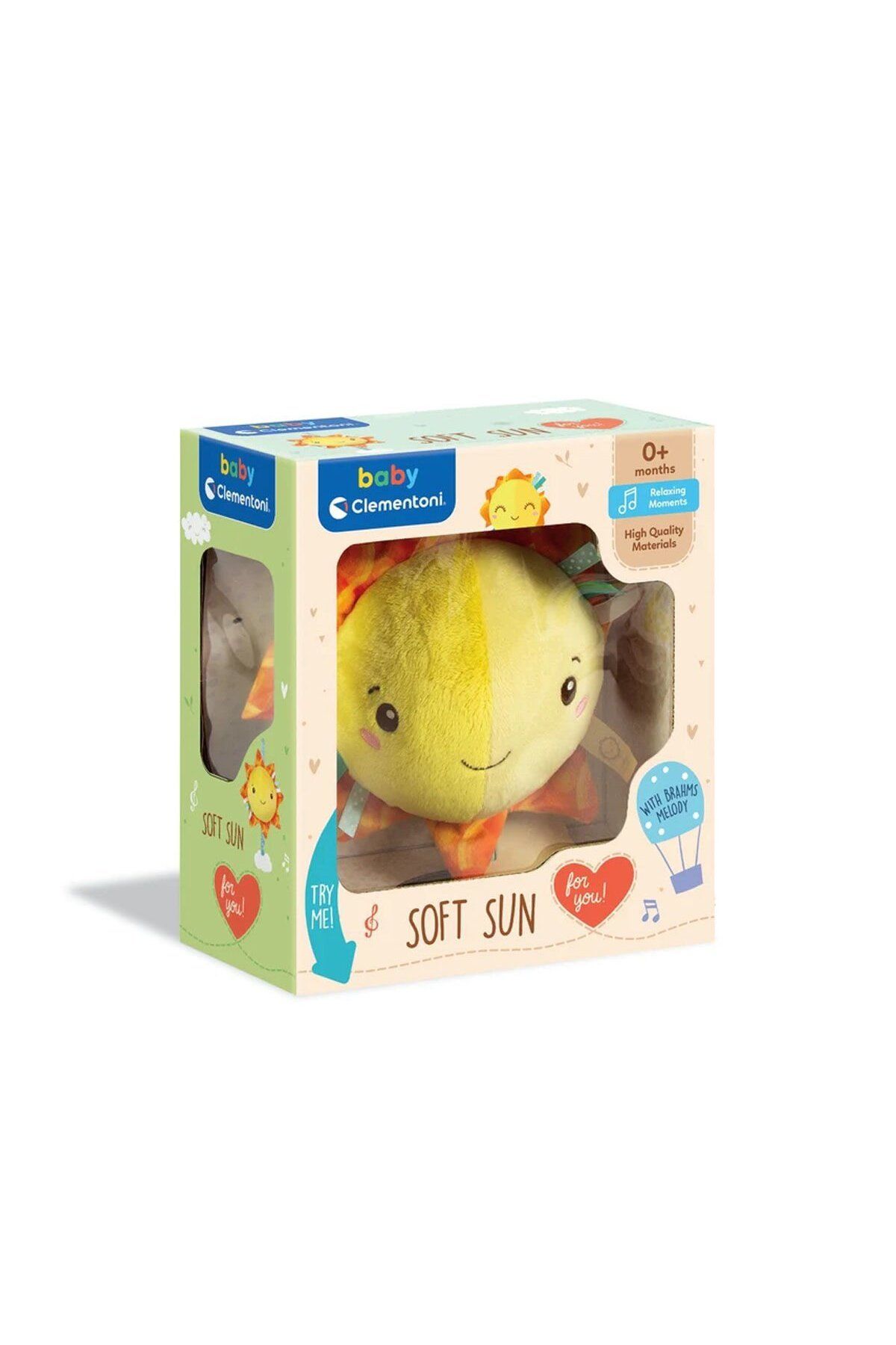 CLEMENTONI 17795 Baby Clementoni - Müzikli Pelüş Güneş