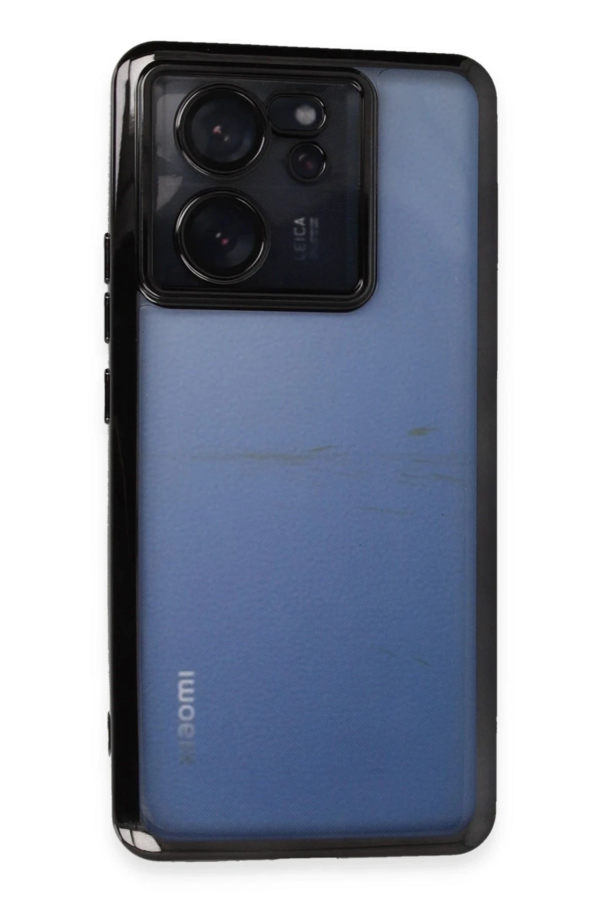 NewFace Xiaomi Mi 13T Kılıf Lensli Silikon - Siyah DPMAH