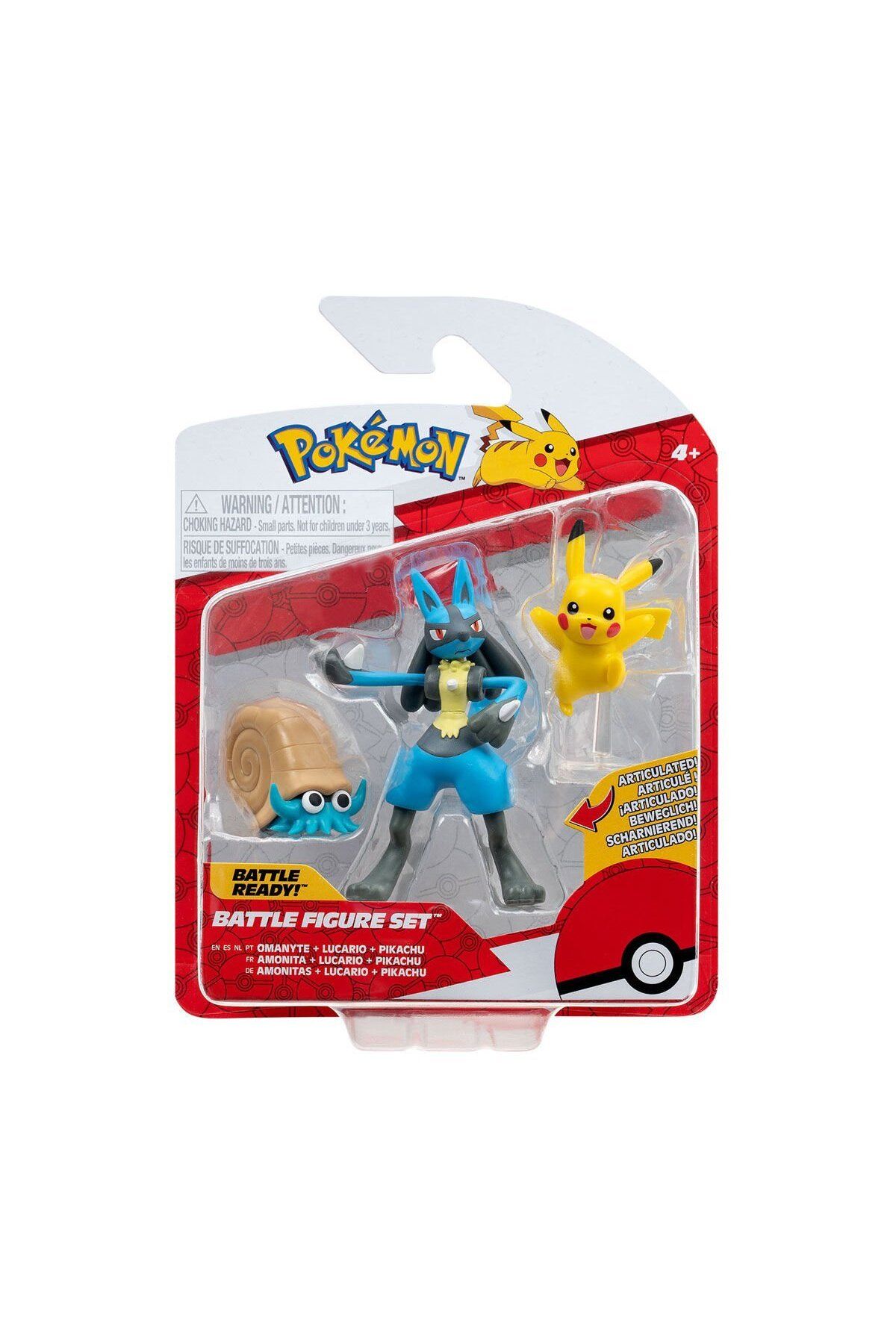 Neco POK 95155-K Pokemon Battle 3'lü Figür Seti