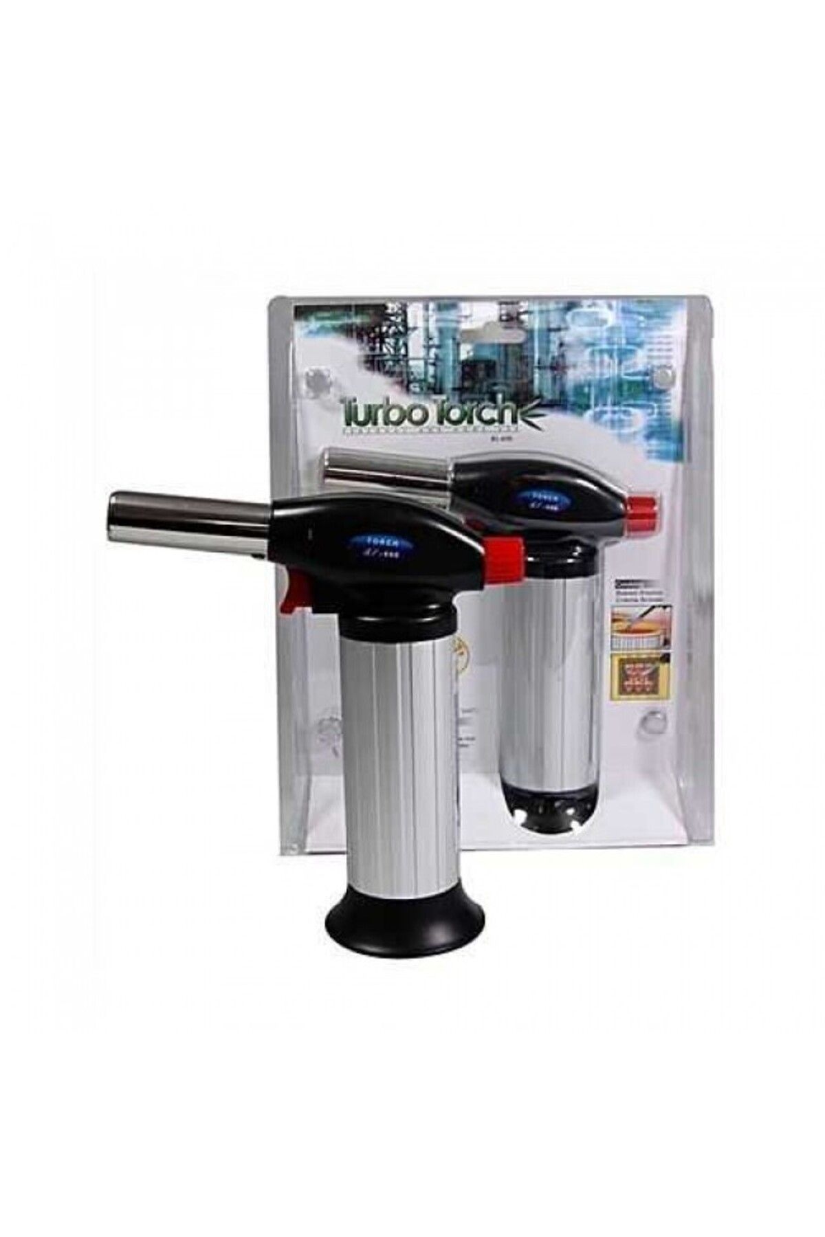 Emperium Pürmüz Turbo Torch Profesyonel Tabanca Çakmak Dev Boy (5122)
