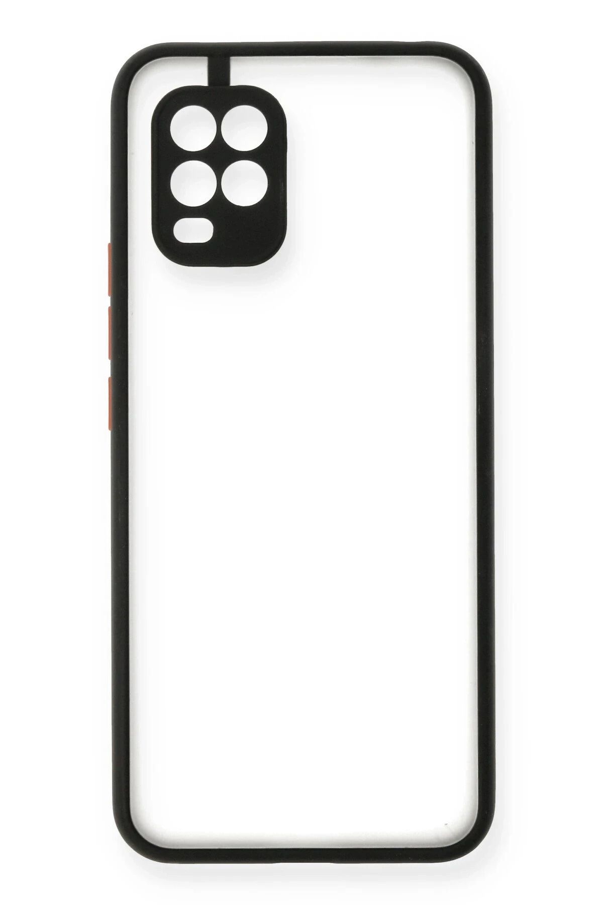 NewFace Xiaomi Mi 10 Lite Kılıf Montreal Silikon Kapak - Siyah YNSMR