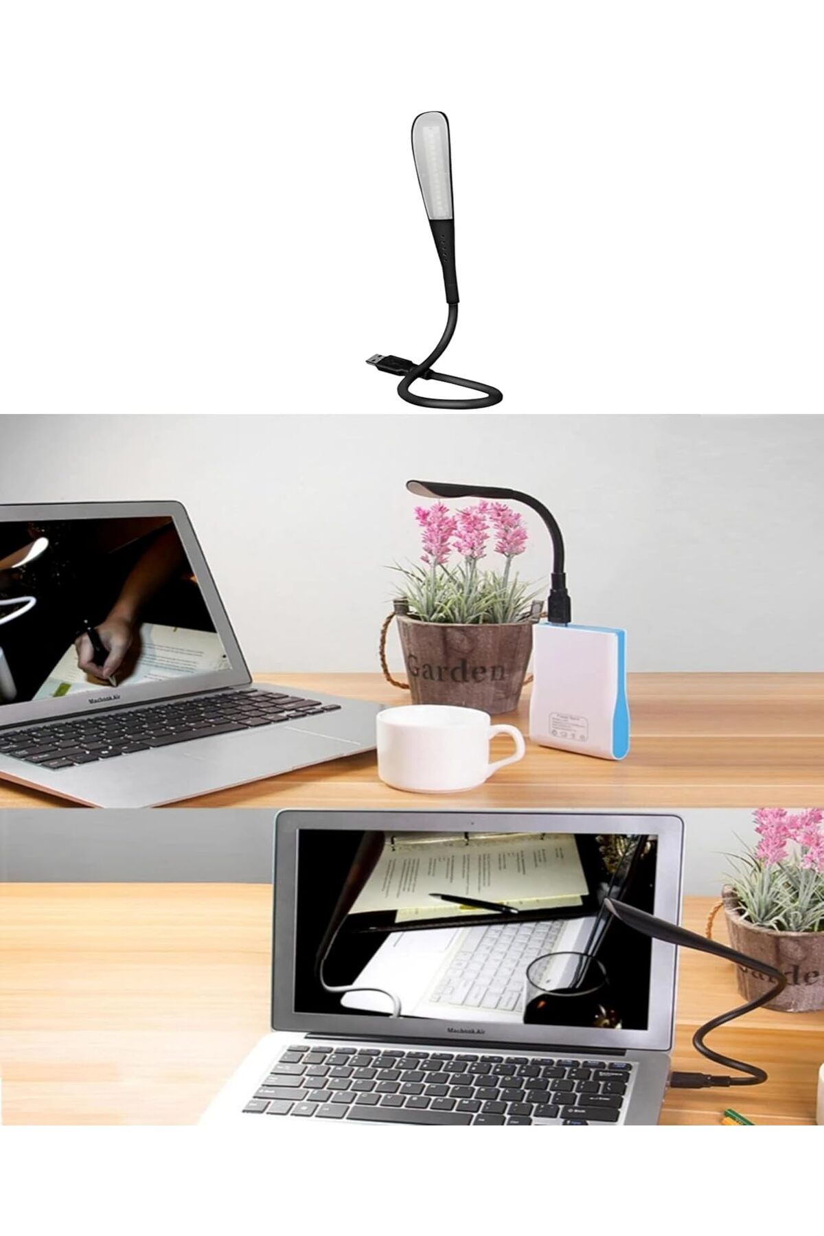 STOREMAX bystoreby 3 Mod Seviyeli Dokunmatik Usb Led Masa Çalışma Kitap Okuma Lambası Pc Gece Lambası Be