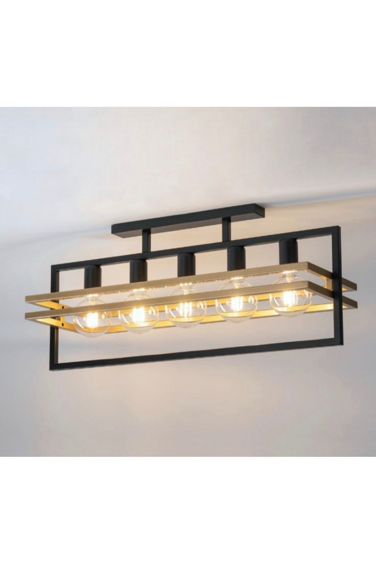 Home Modern Alüminyum Beşli Sarkıt Avize