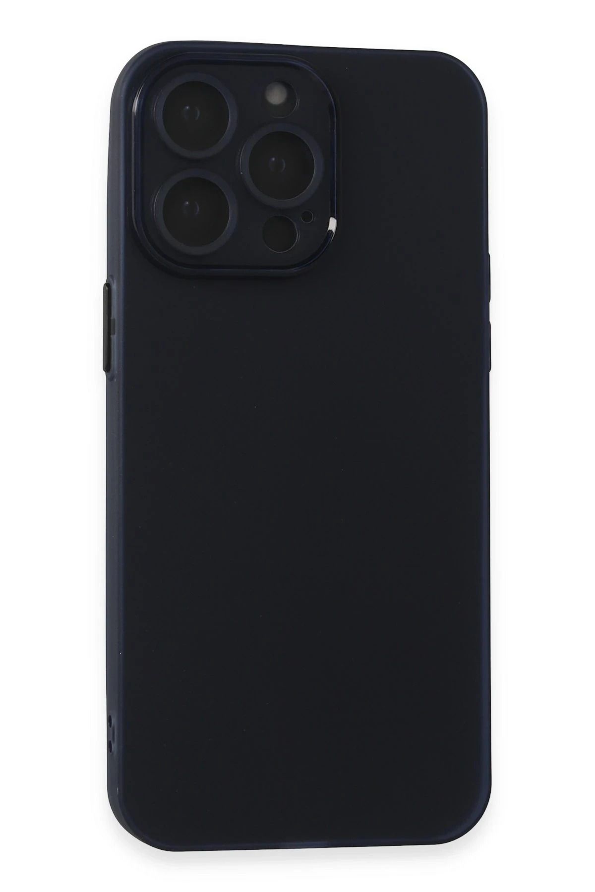 NewFace iPhone 15 Pro Max Kılıf Silikon - Lacivert FLKRY