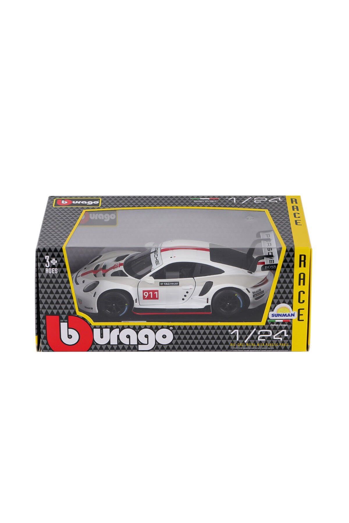 Sunman 28013 Burago Porsche 911 RSR 1:24 -Sunman