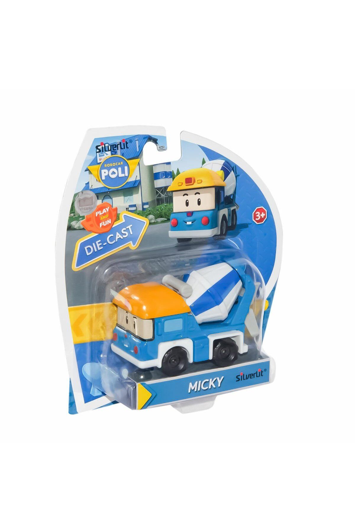 Neco POLI 83259 Metal Araç Karakter Figürler -Neco