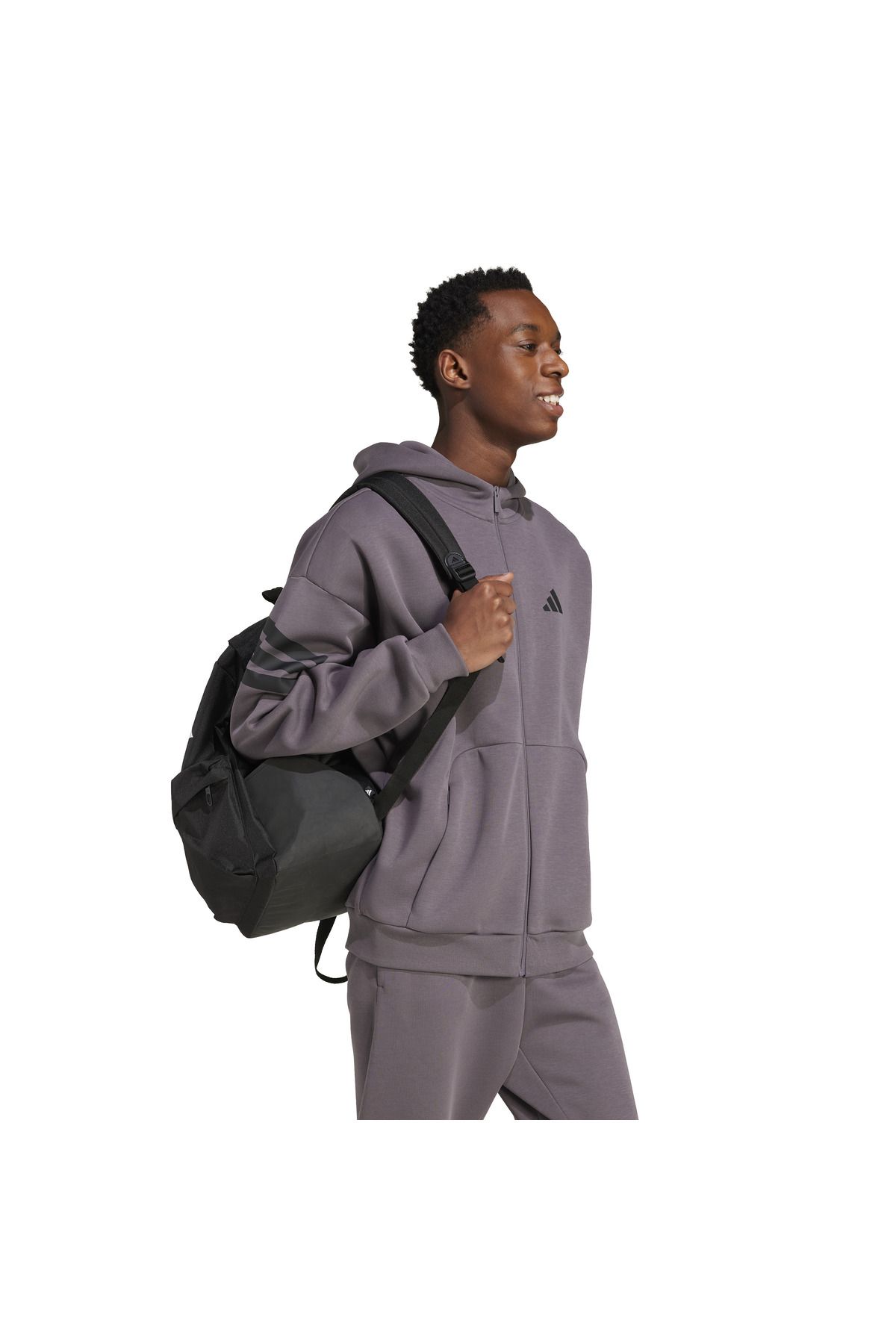 adidas M FI 3S FZ Gri Sweatshirts JD4833