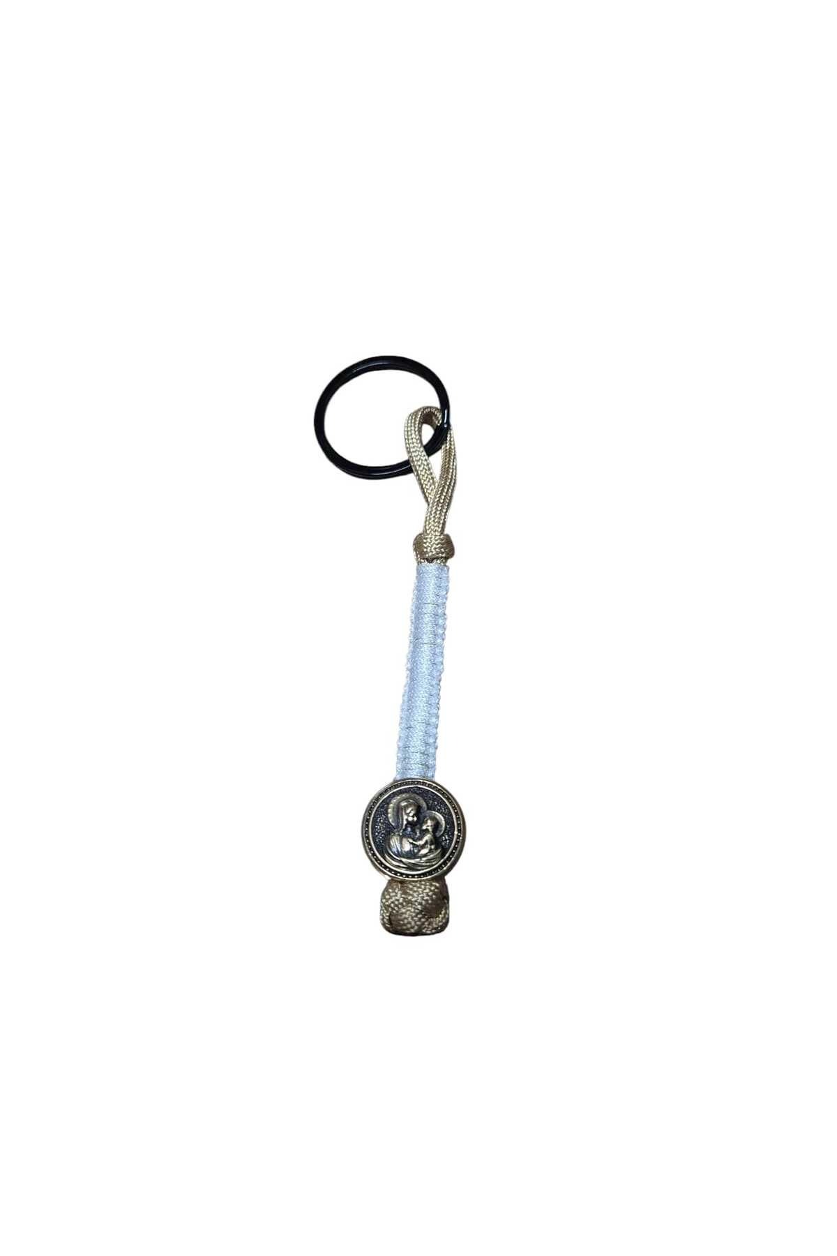 moonparacord Paracord Meryem İsa Figürlü Anahtarlık