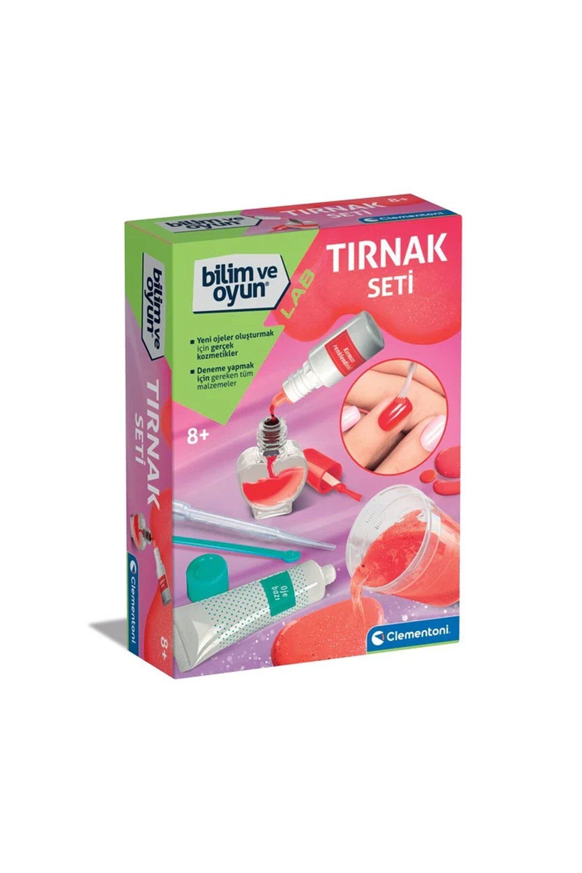 Clementoni Çocuk 64332 Bilim ve Oyun - Tırnak Seti +7 yaş