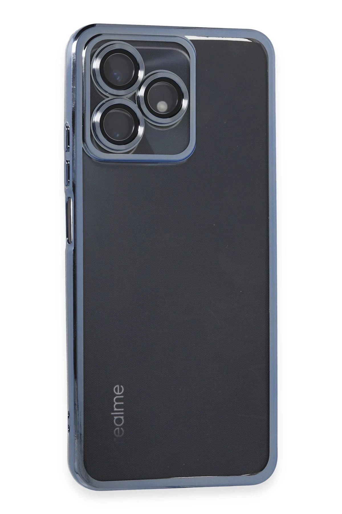 NewFace Realme C53 Kılıf Lensli Silikon - Açık Mavi FERRG
