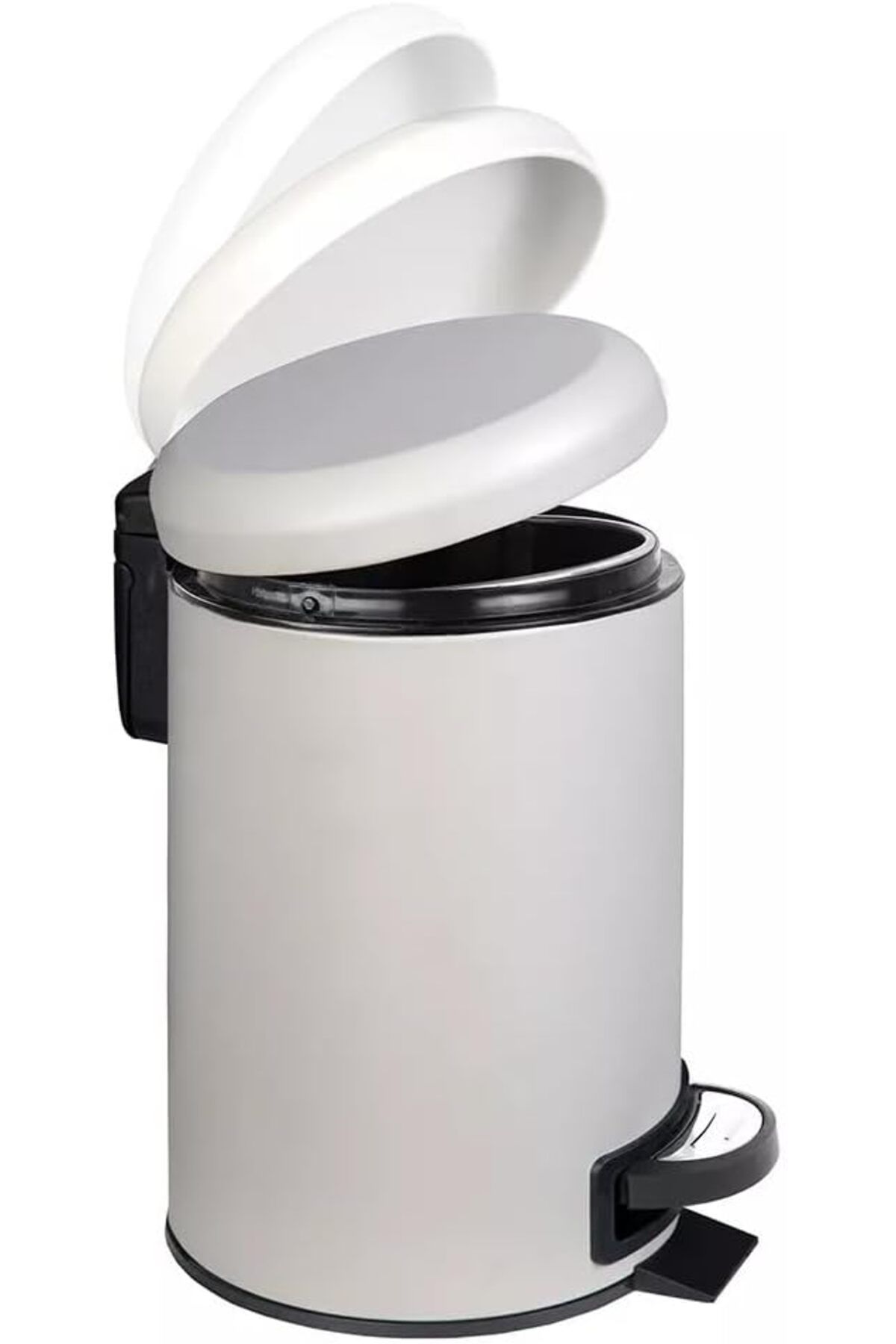 STOREMAX nffashopm Paslanmaz Elit Pedallı Çöp Kovası Beyaz 12 LT (000302-2) storestarx 1051353