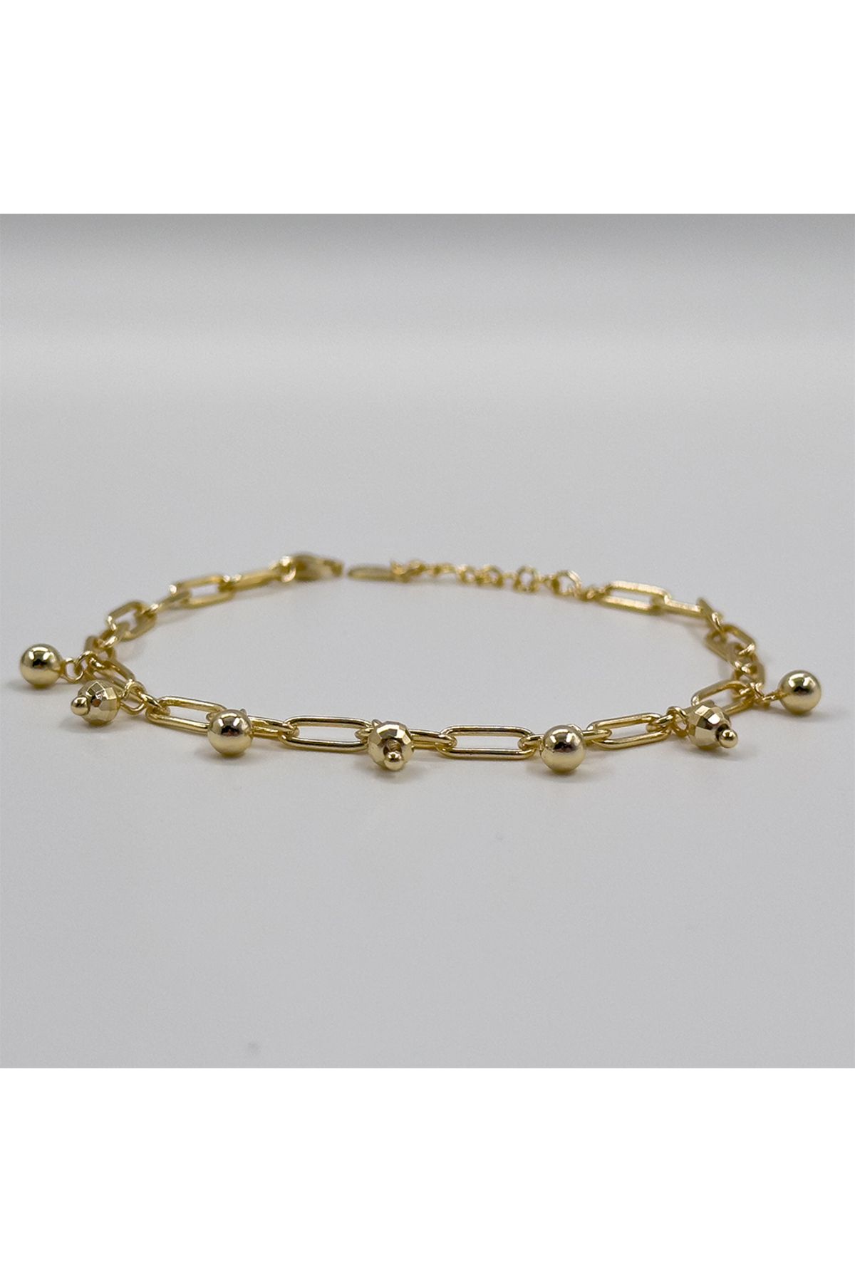 Livora Jewelry Gold Renk Spor Gümüş Bileklik