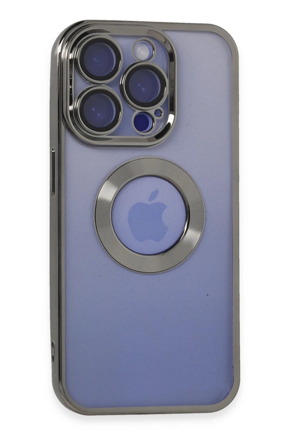 NewFace iPhone 15 Pro Kılıf Slot Silikon - Titan Gri JOJUA