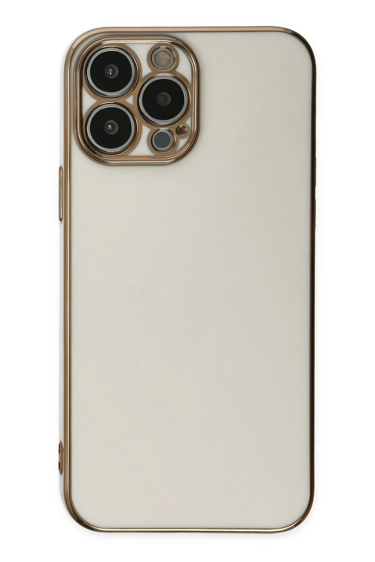 NewFace iPhone 15 Pro Max Kılıf Volet Silikon - Beyaz JOJUA
