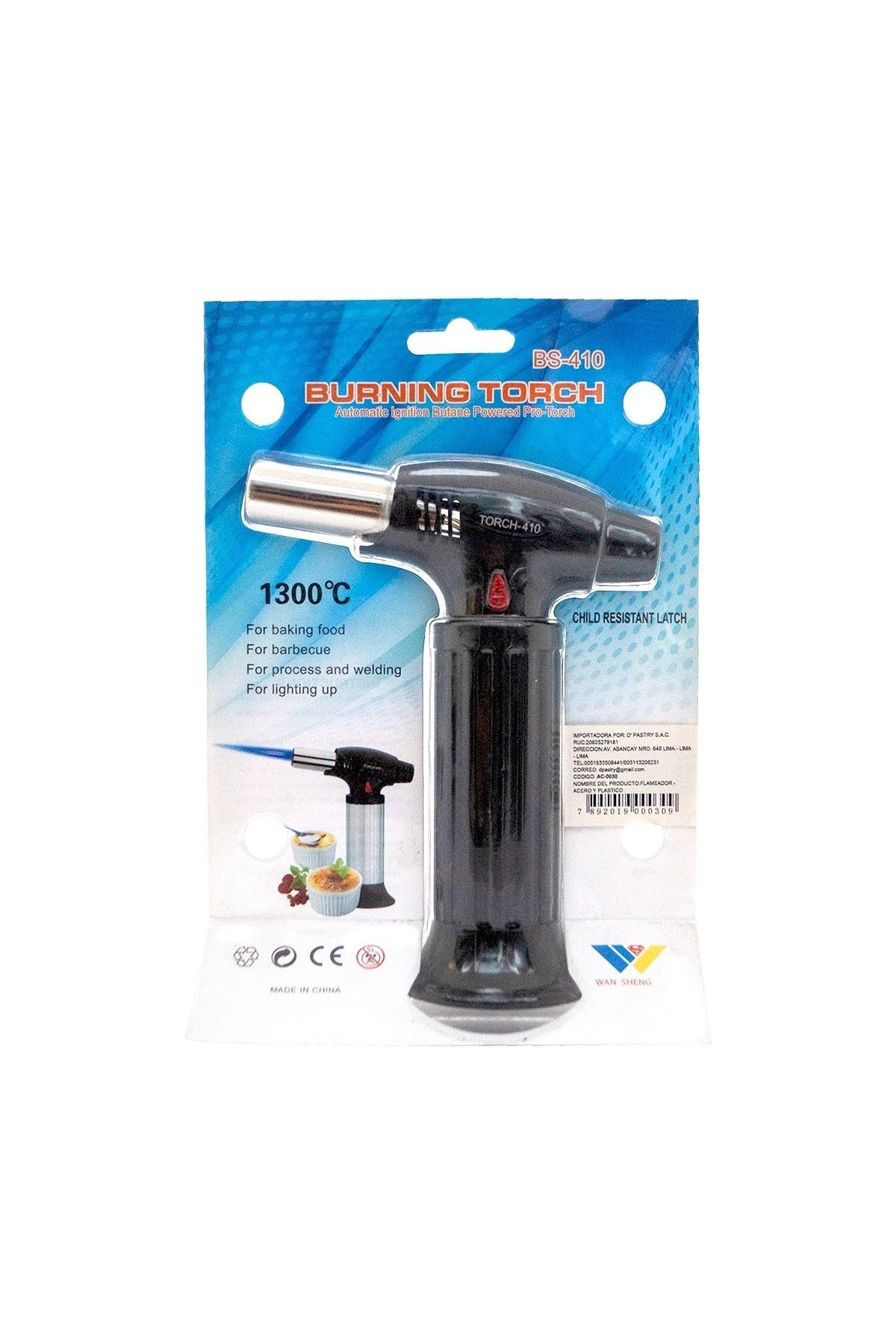 Emperium TORCH Pürmüz Çakmak Dolduralabilir Profesyonel Metal Gövde (5122)