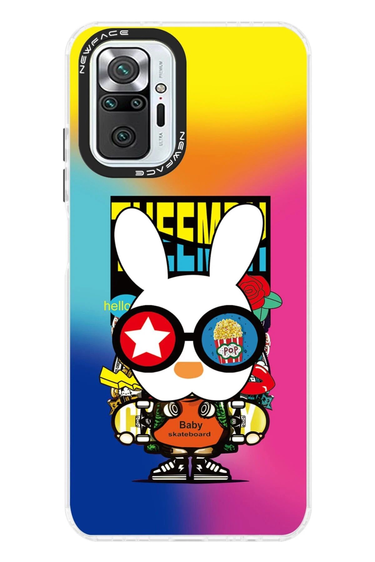 NewFace Xiaomi Redmi Note 10 Pro Kılıf Estoril Desenli Kapak - Estoril - 10 FERRG