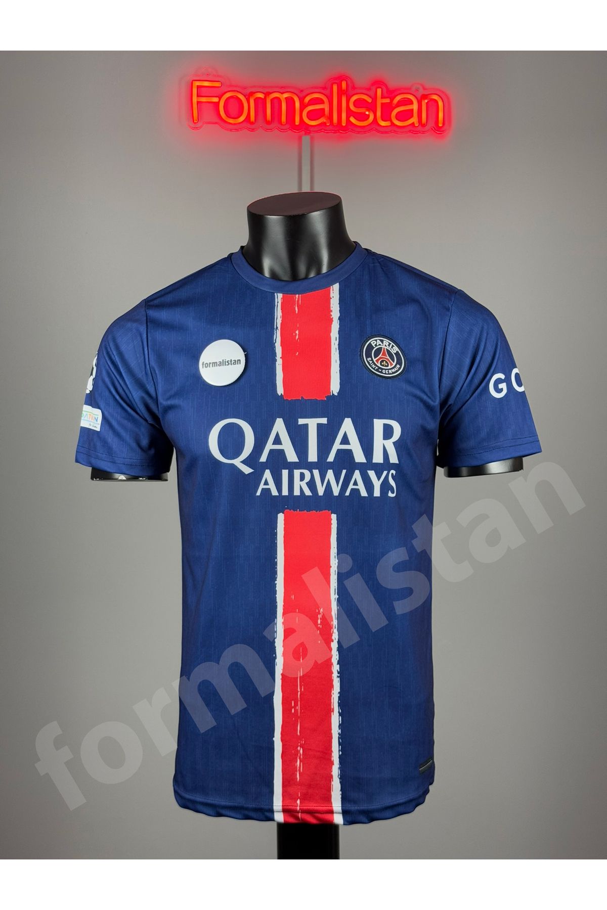 Quaxram Psg İsimsiz Takım Futbol Forması - Lacivert